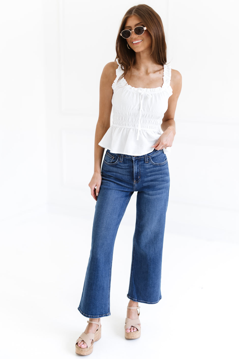 Chase HR Wide Leg Jeans