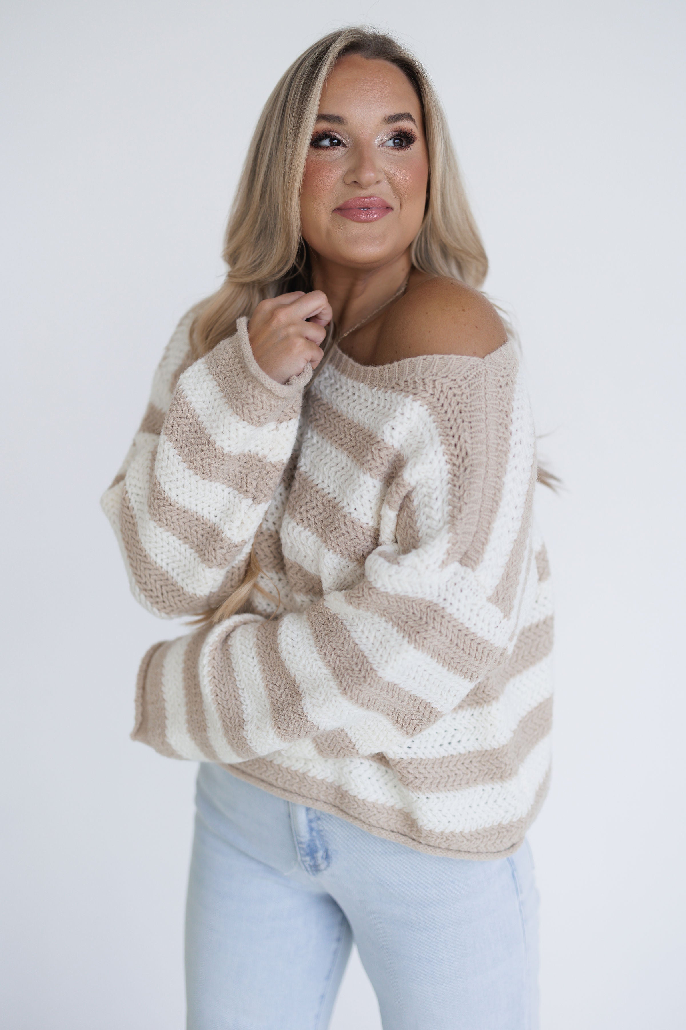 Got To Have It Sweater - Beige