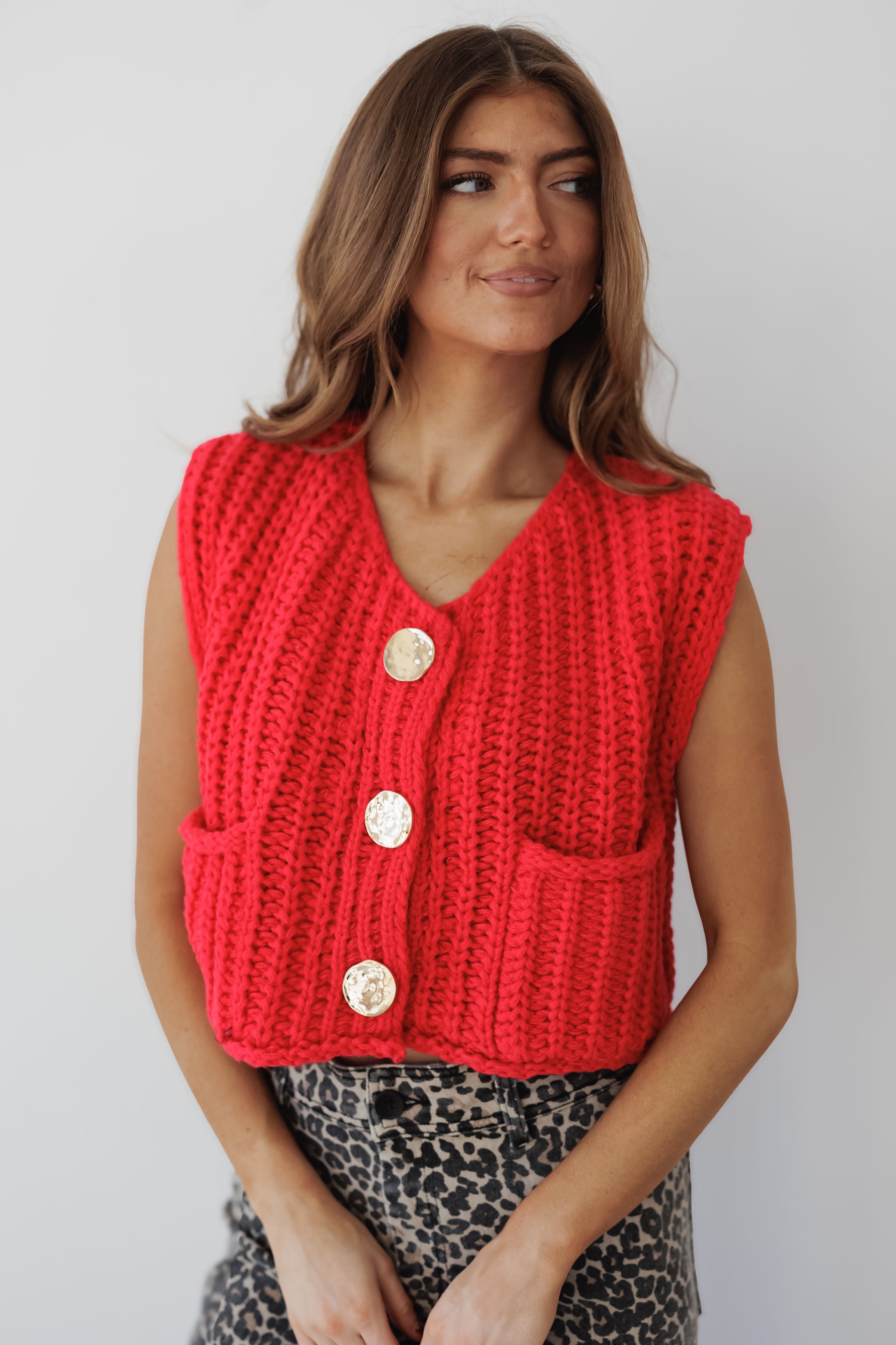 Holiday Hearts Sweater Vest