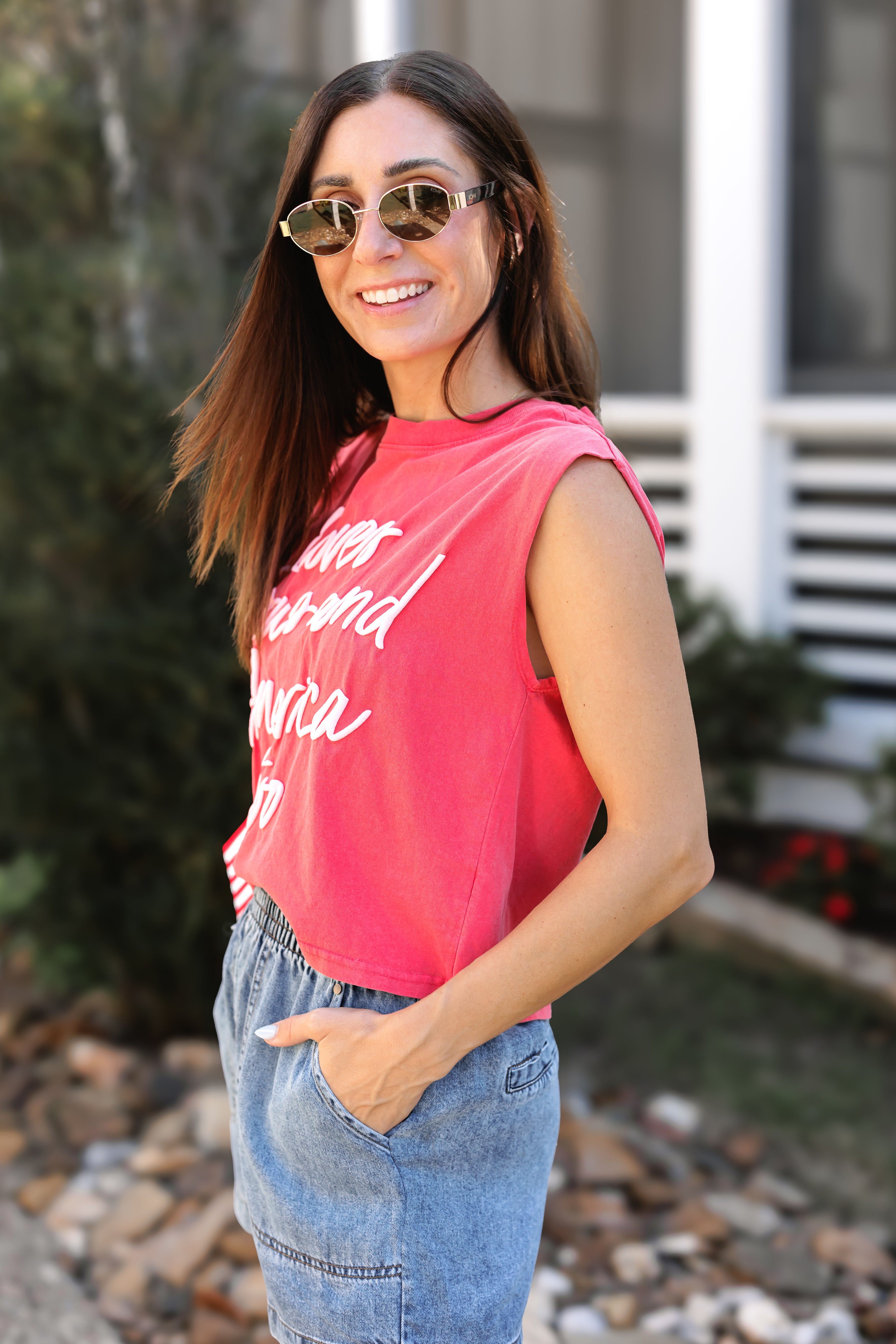 Loves Jesus And America Tank