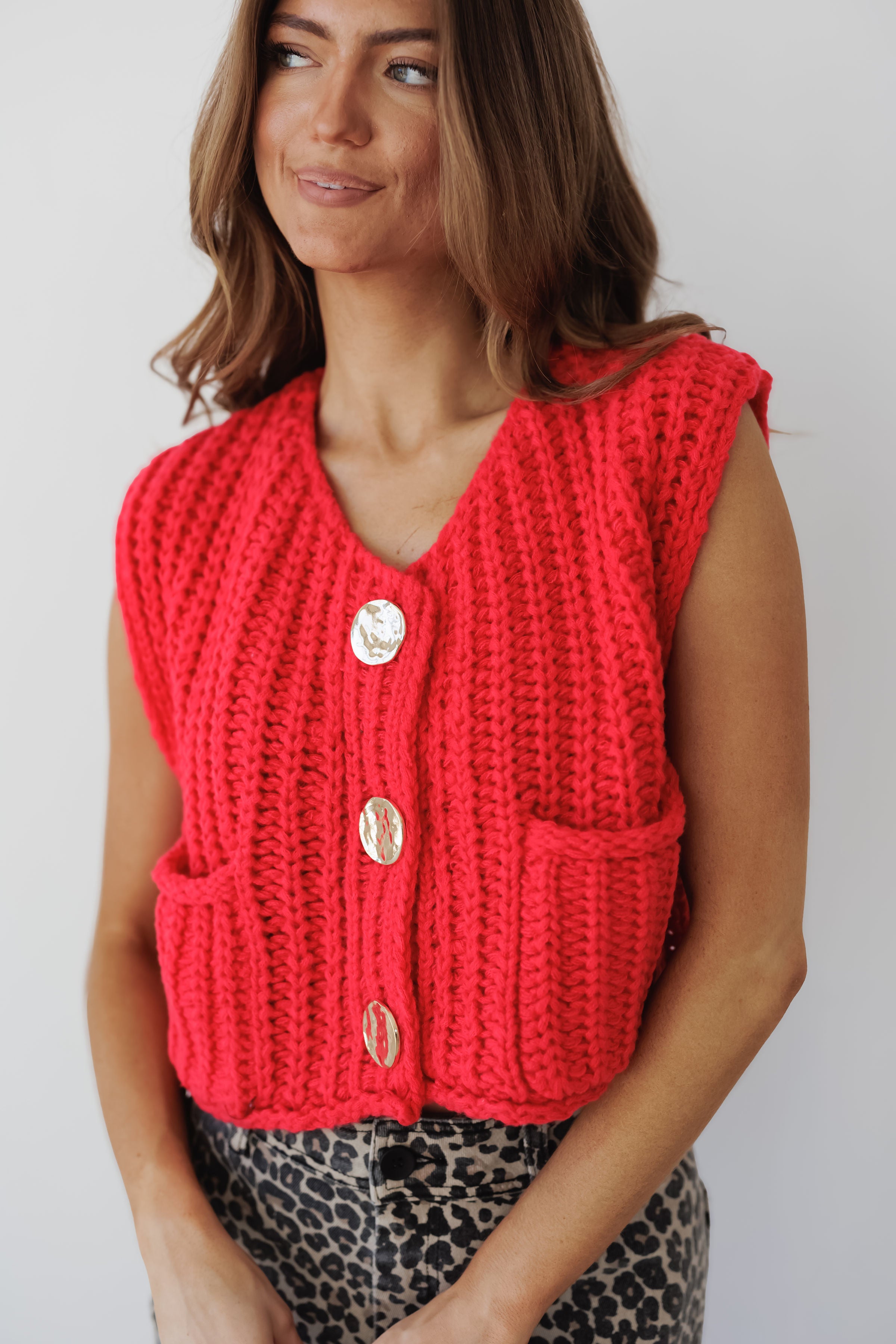 Holiday Hearts Sweater Vest