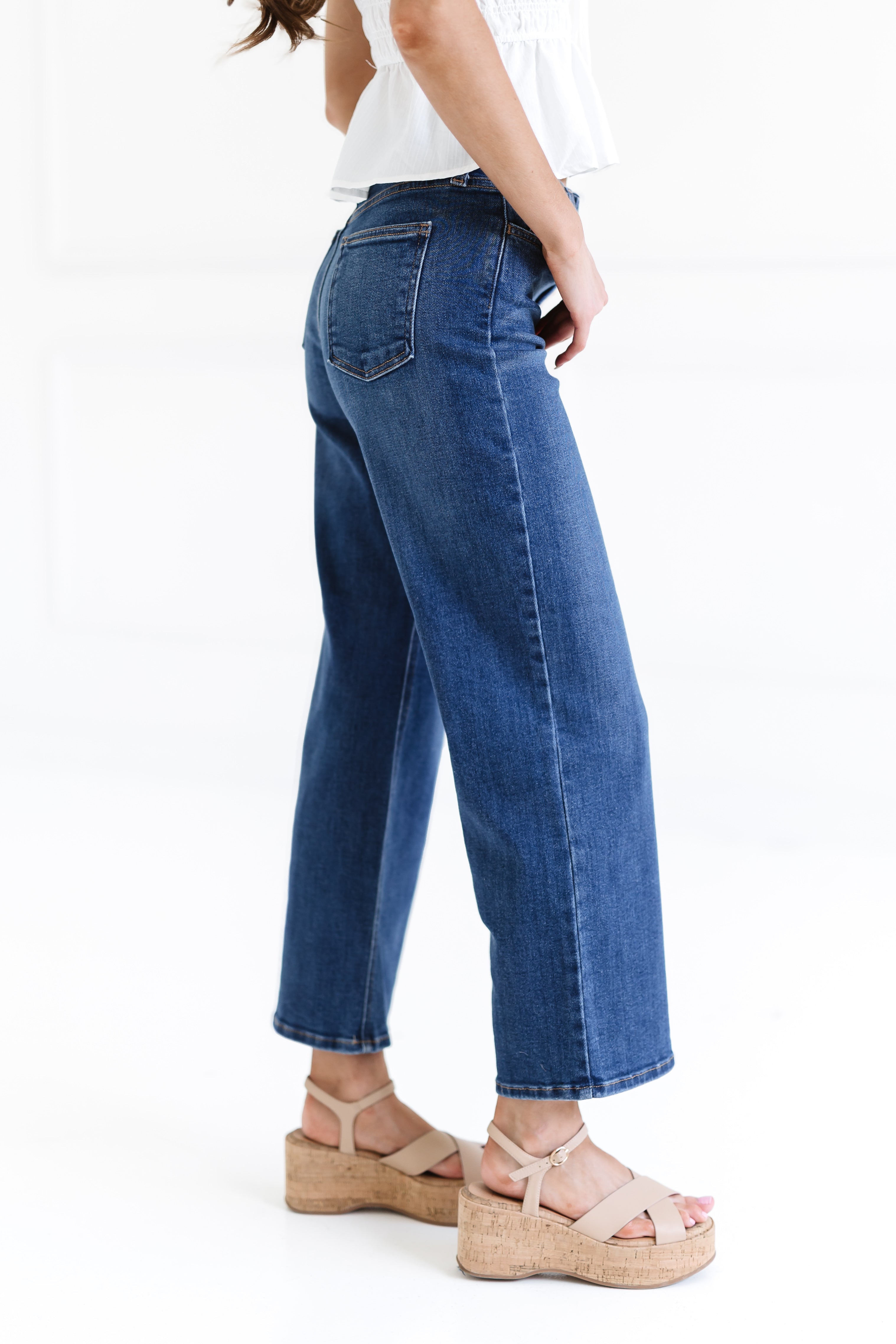 Chase HR Wide Leg Jeans