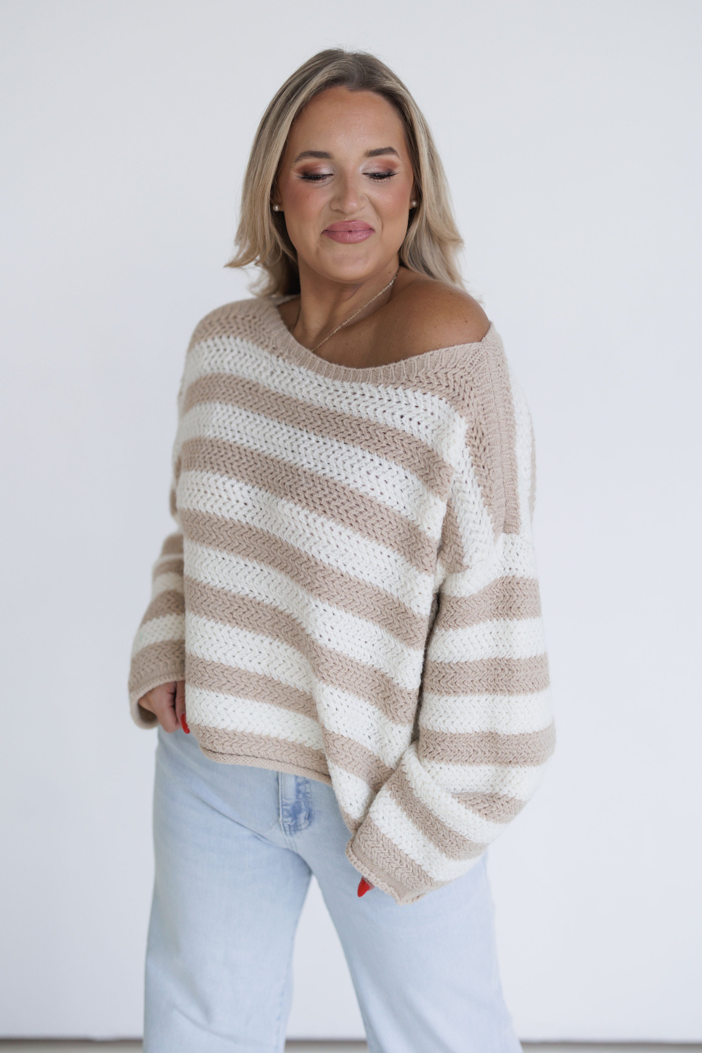 Got To Have It Sweater - Beige