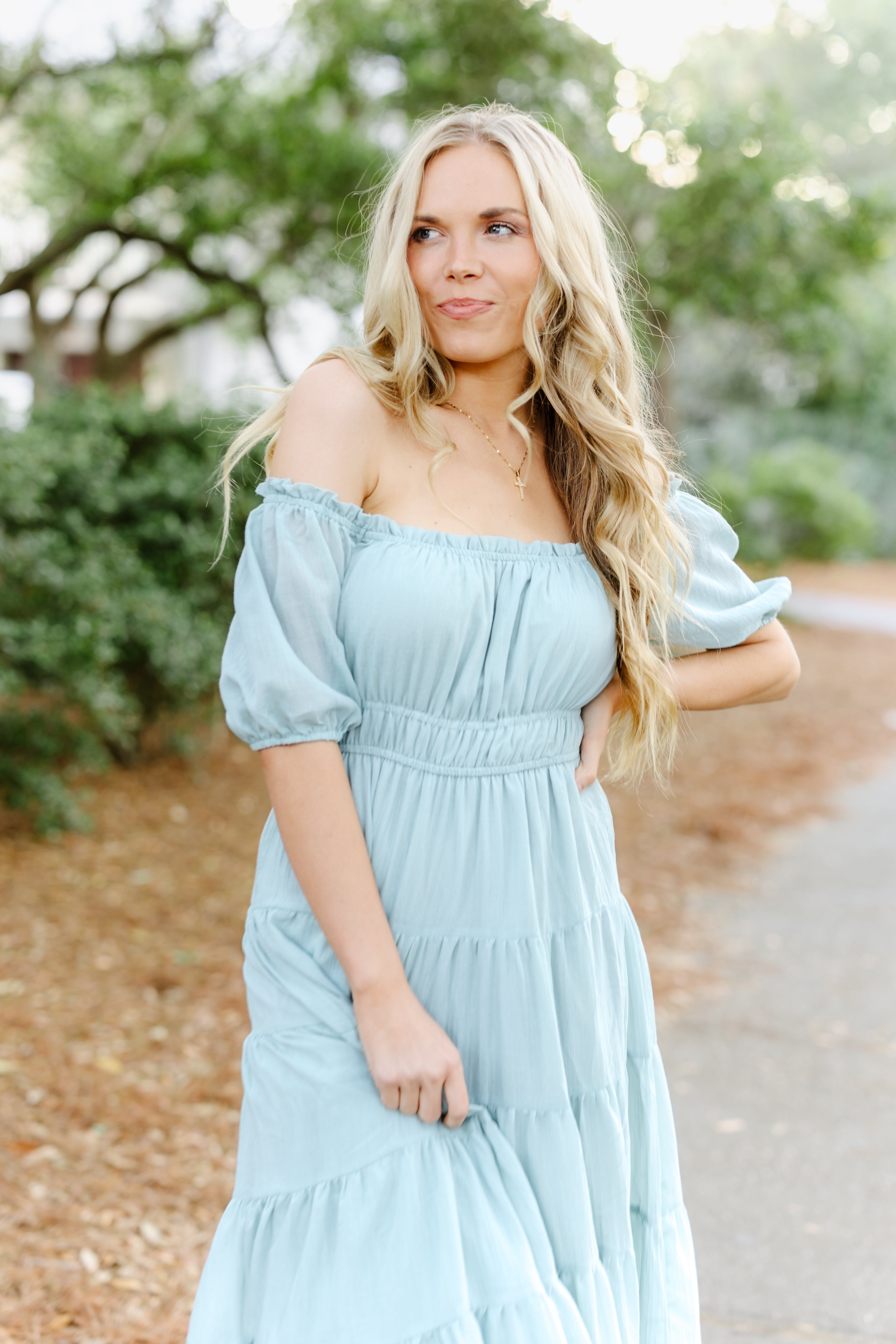 Carson Dress-Mint