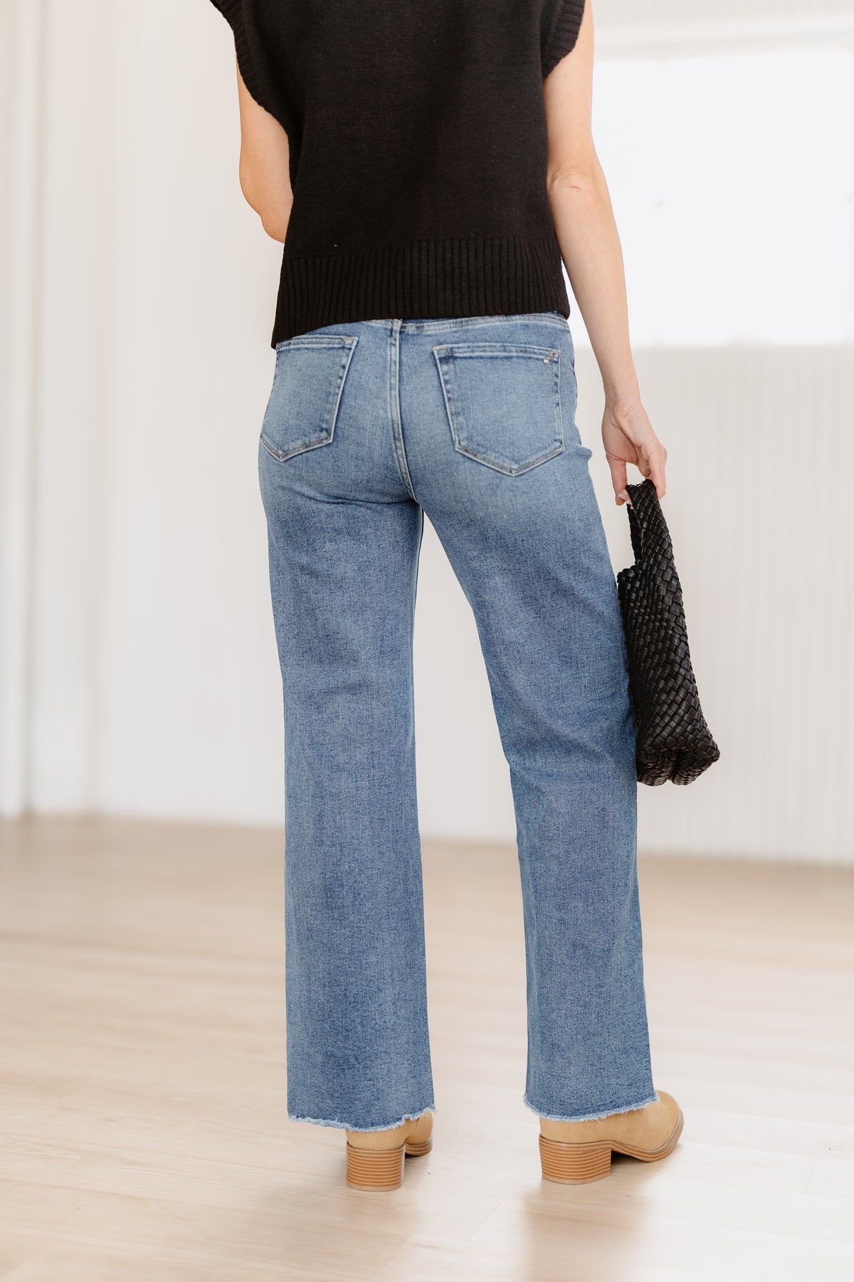 Aaron Super High Wide Leg Jeans
