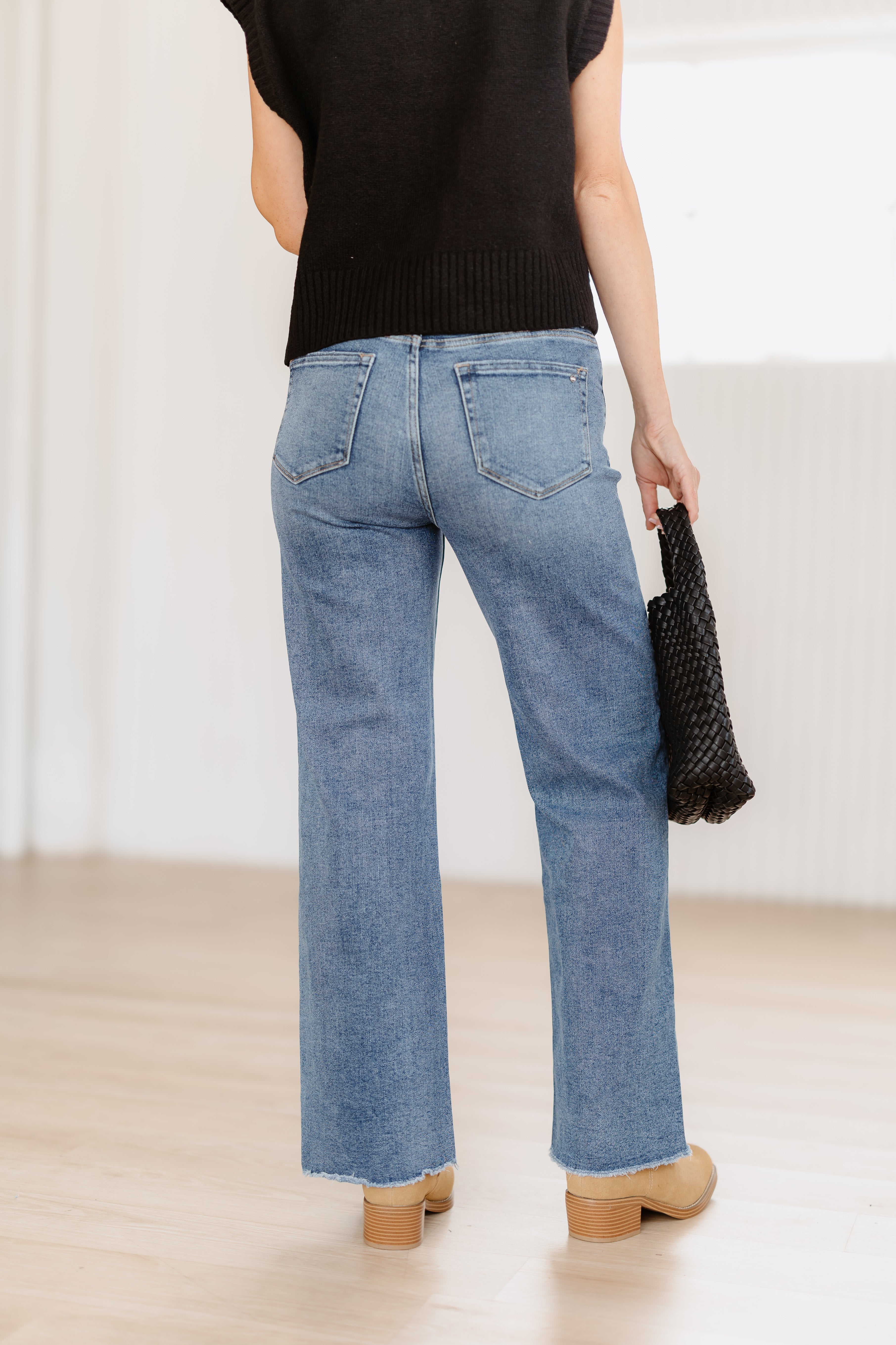 Aaron Super High Wide Leg Jeans