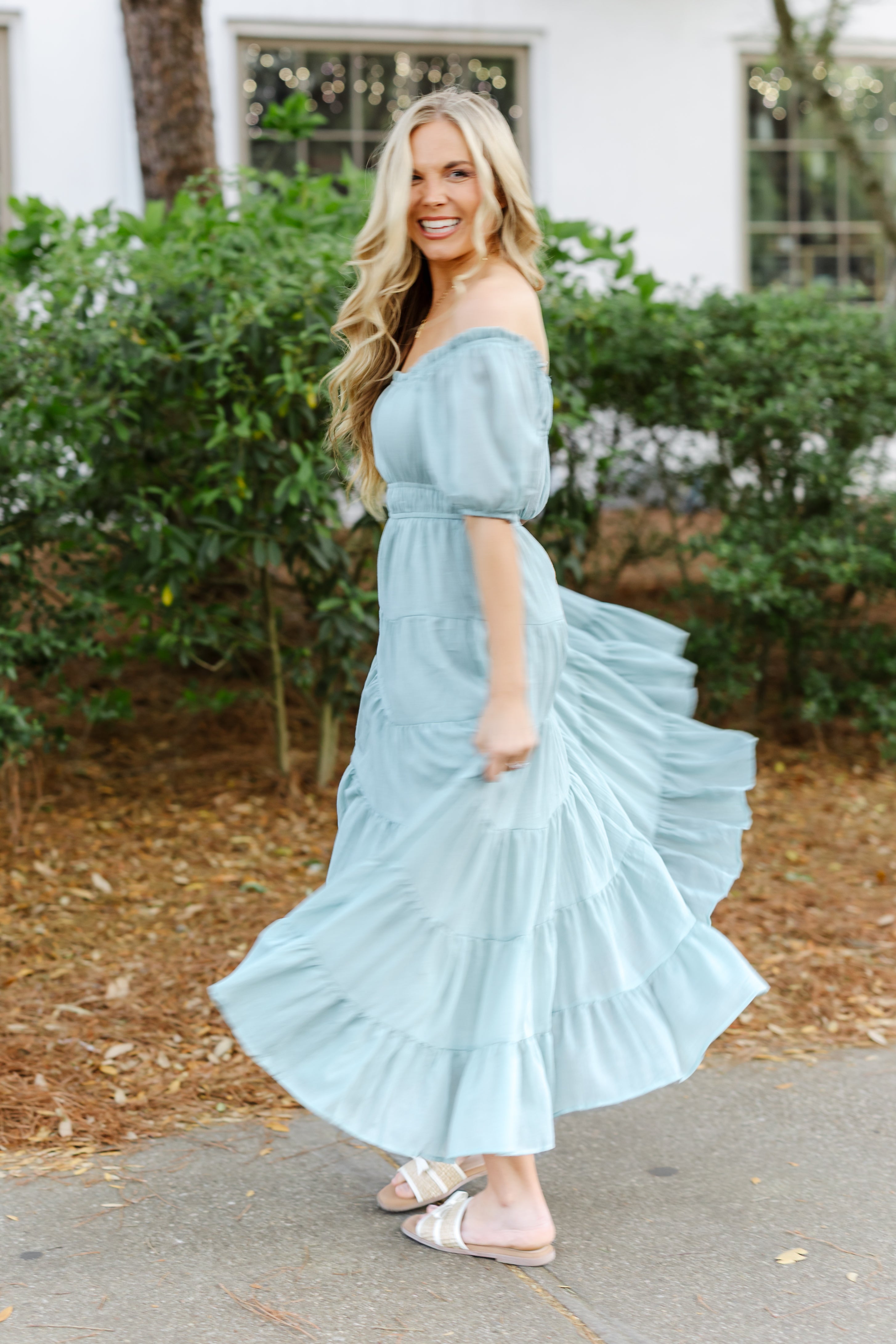 Carson Dress-Mint