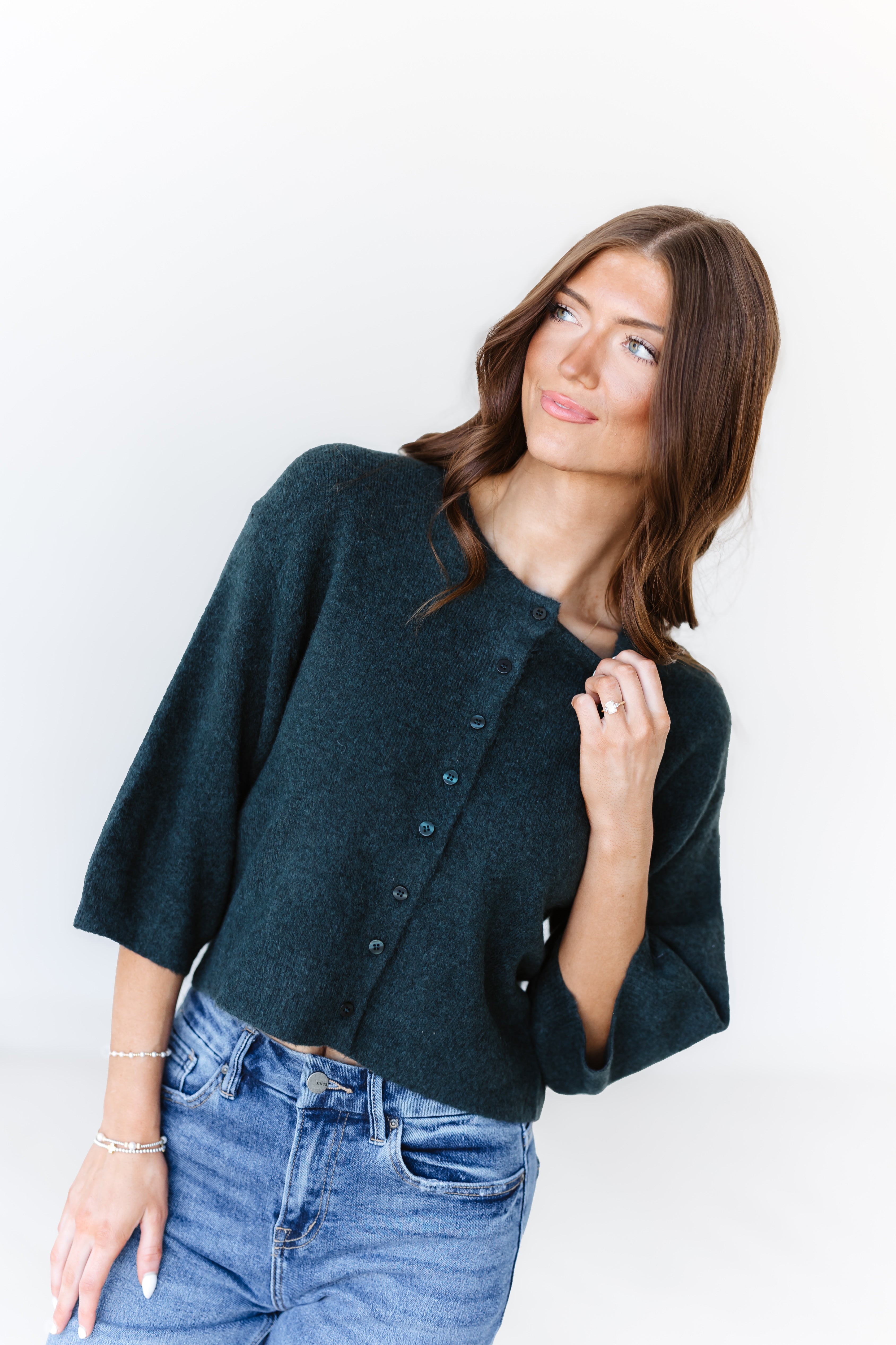 [Z Supply] You Are Limitless Cardigan - Emerald Cove