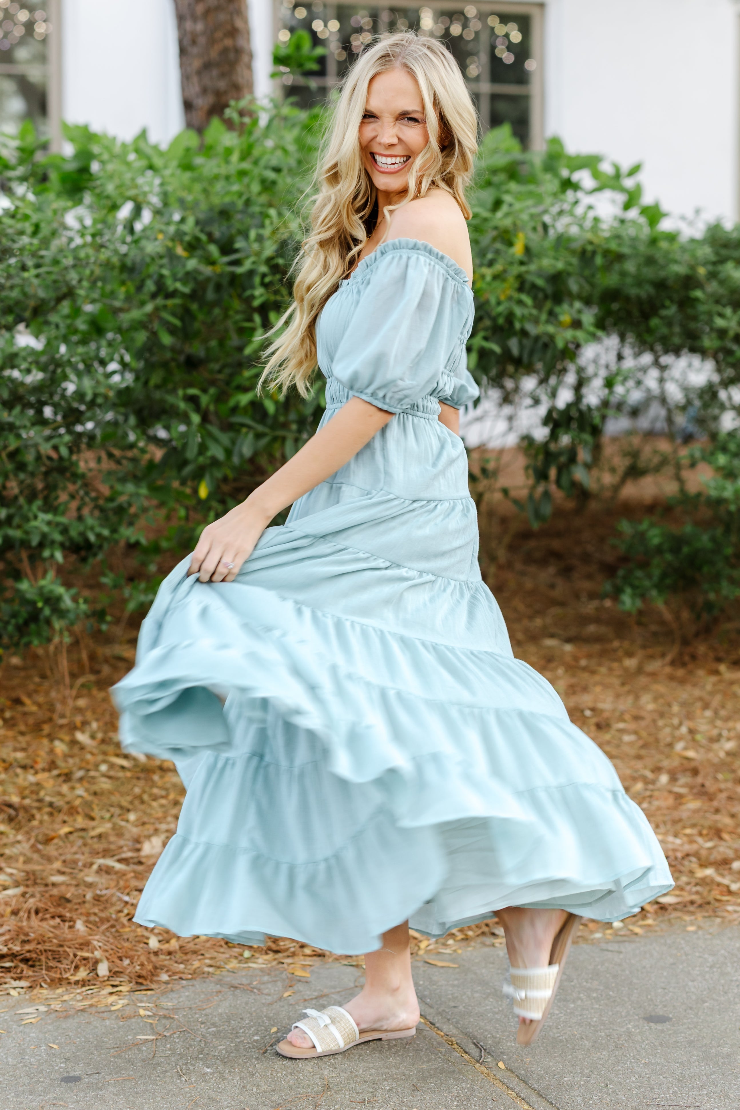 Carson Dress-Mint