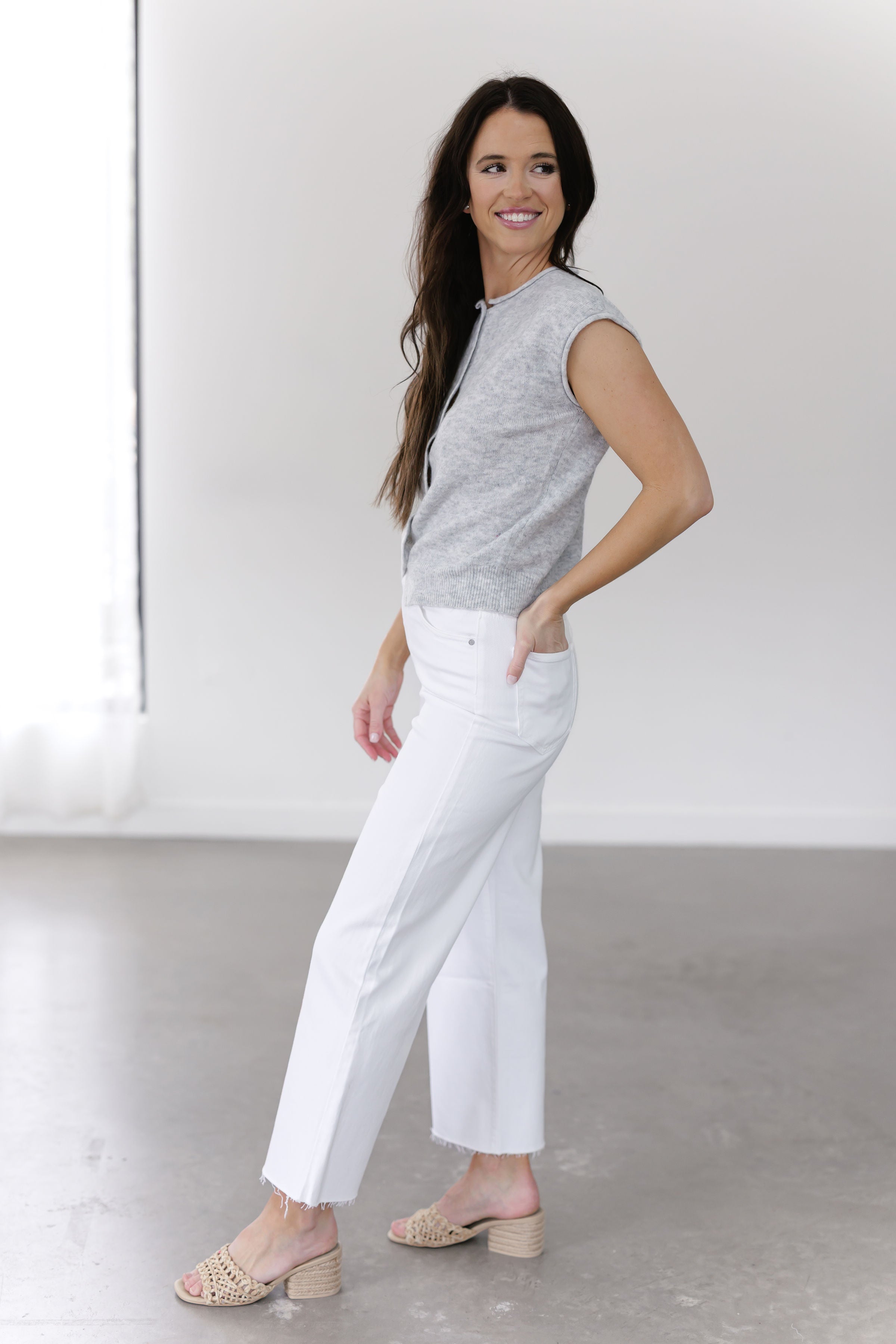 Made To Inspire Top - Heather Grey