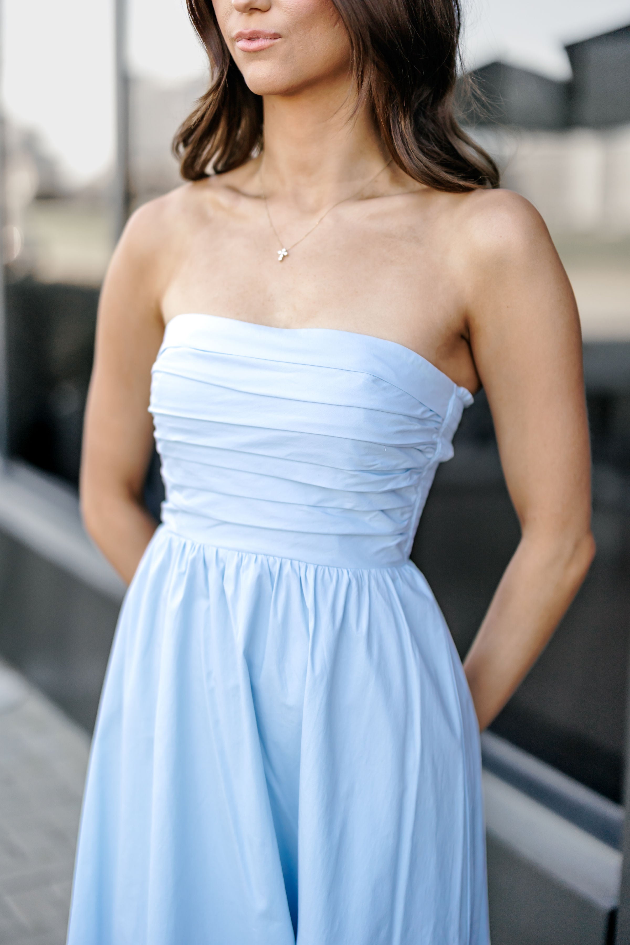 Denise Dress - Baby Blue