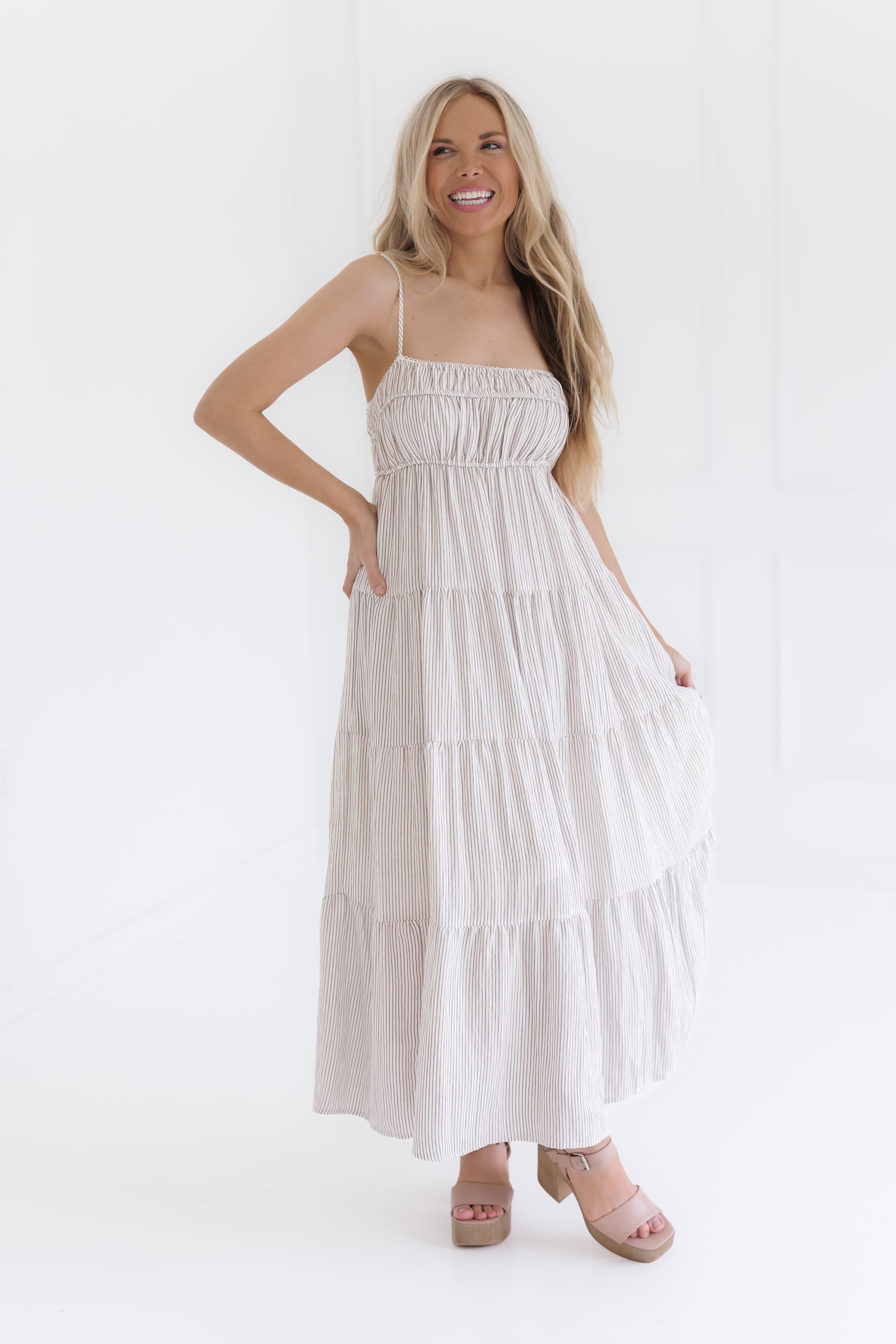 Chasing Sunlight Dress-Mocha