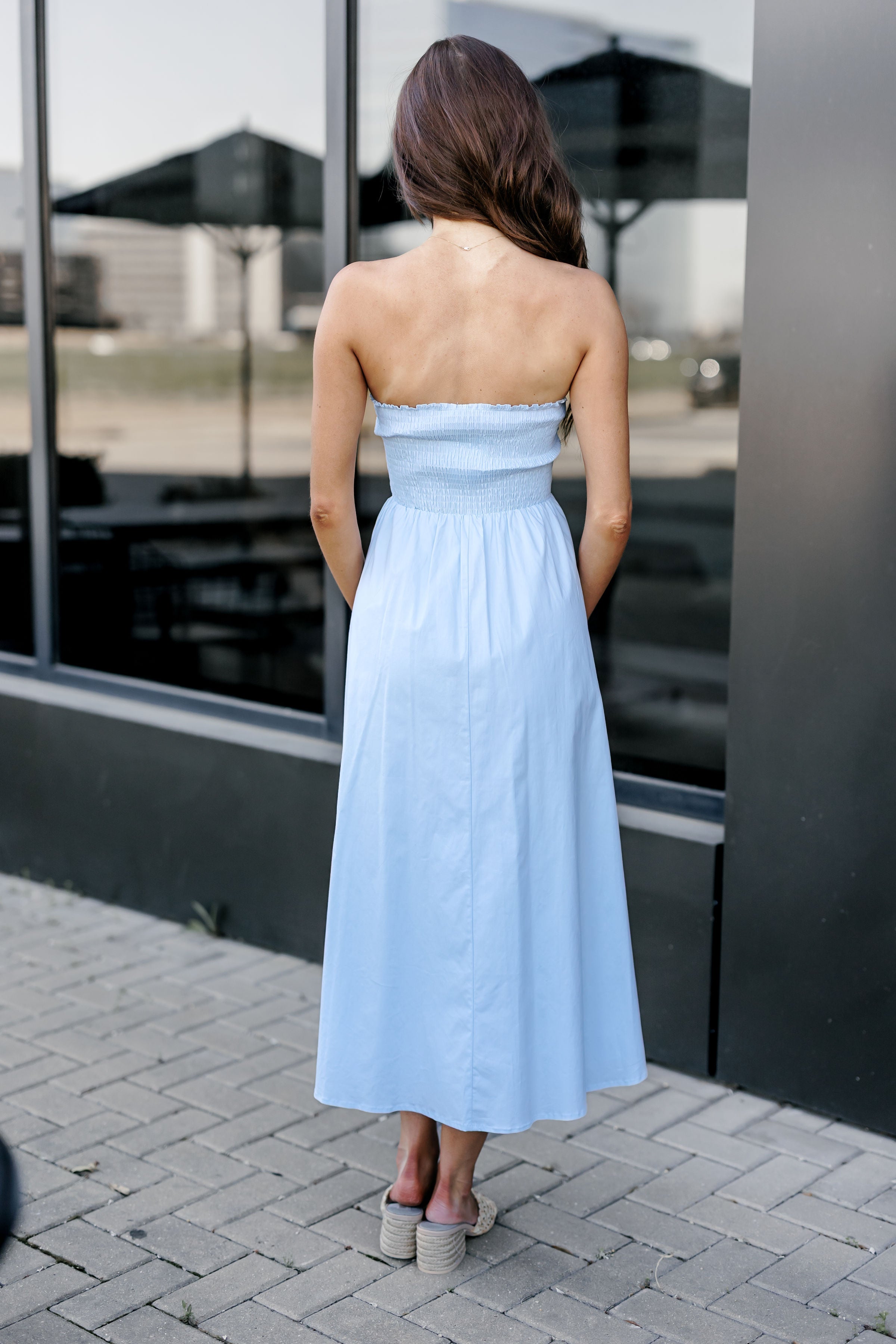 Denise Dress - Baby Blue