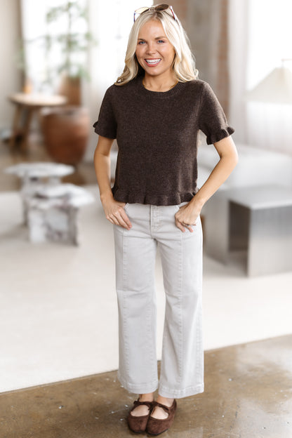 Graham HR Crop Wide Stretchy Jeans