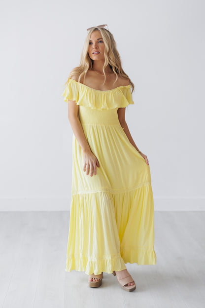 Tiffany Dress - Lemon Water - FINAL SALE