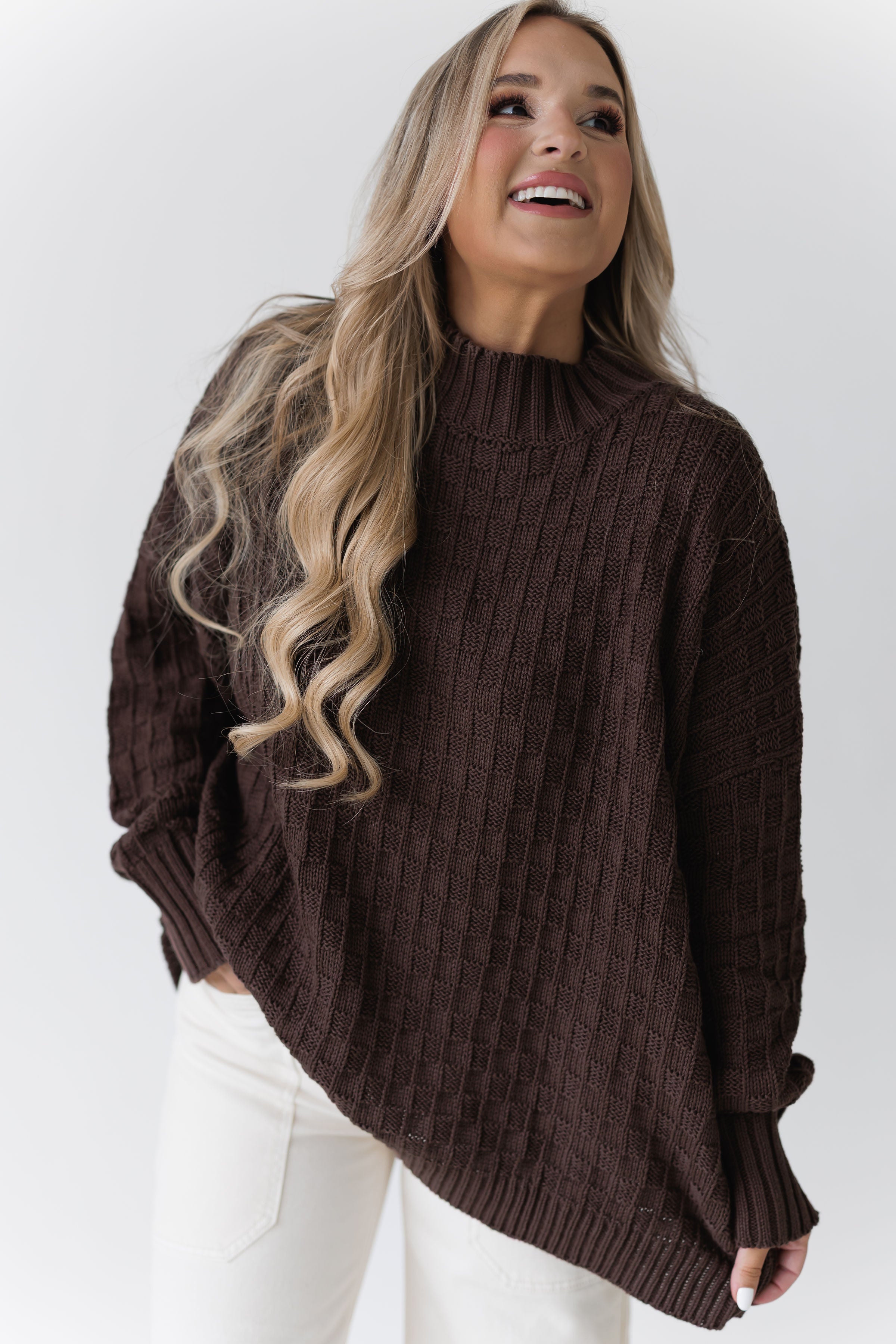 Beyond Belief Sweater - Brown