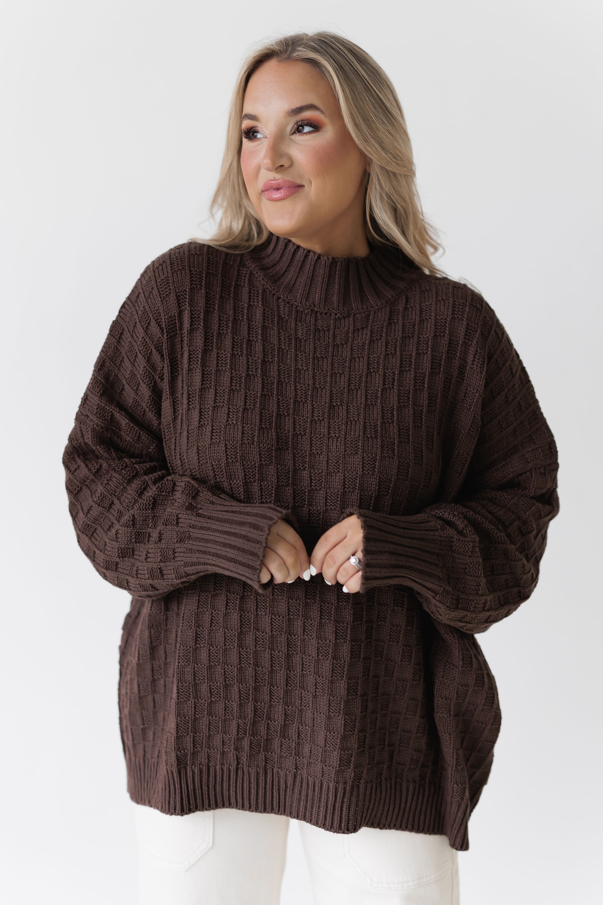Beyond Belief Sweater - Brown