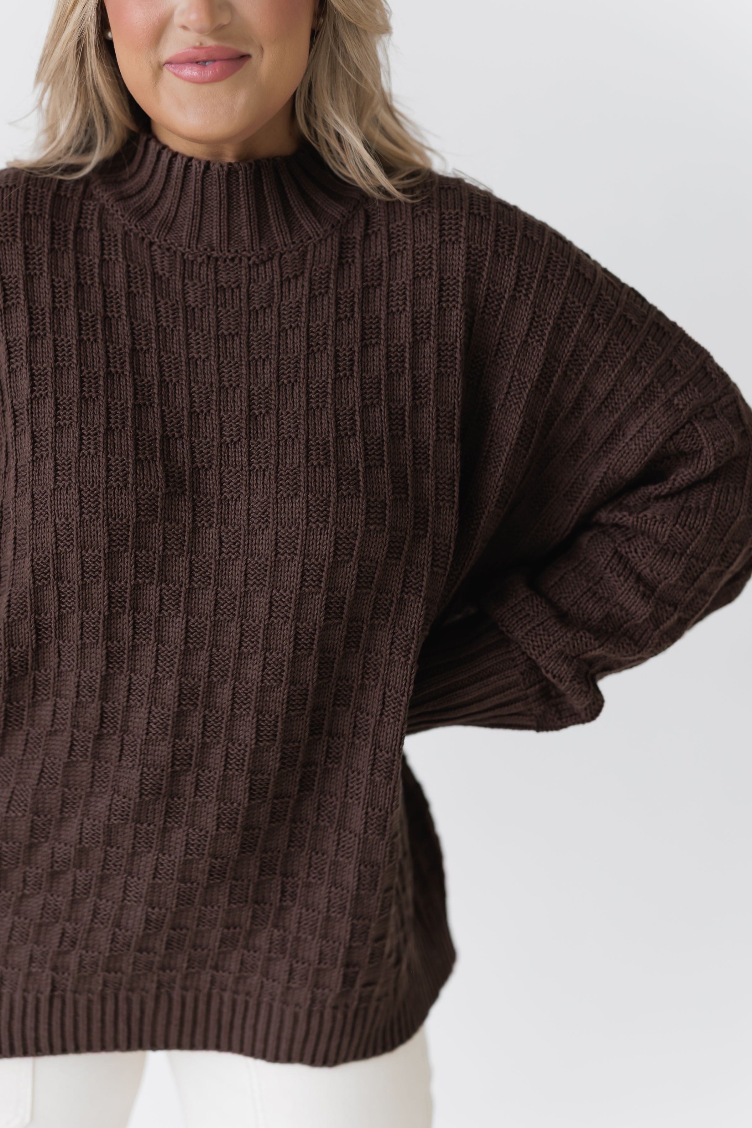 Beyond Belief Sweater - Brown