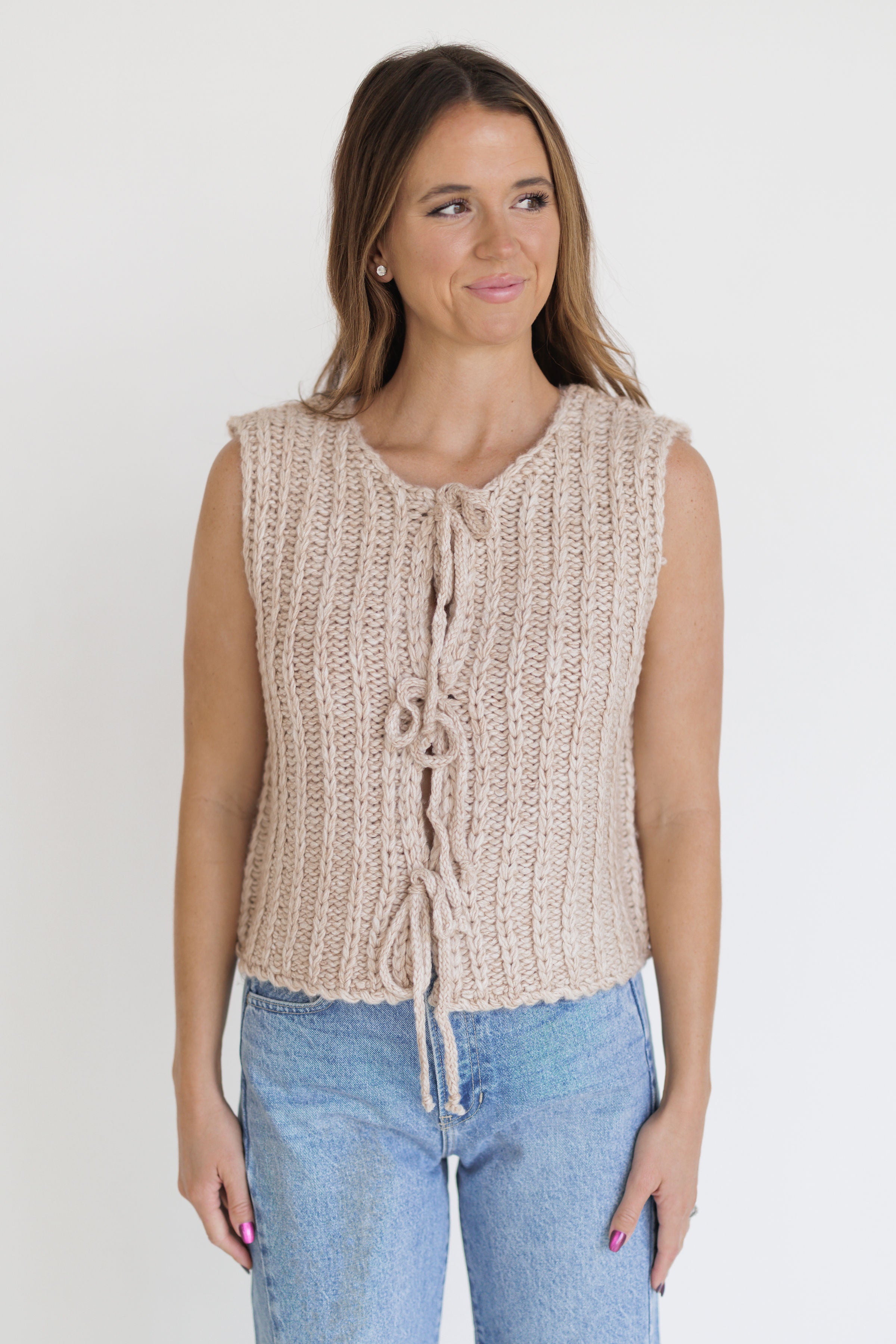 Never Too Late Sweater Vest