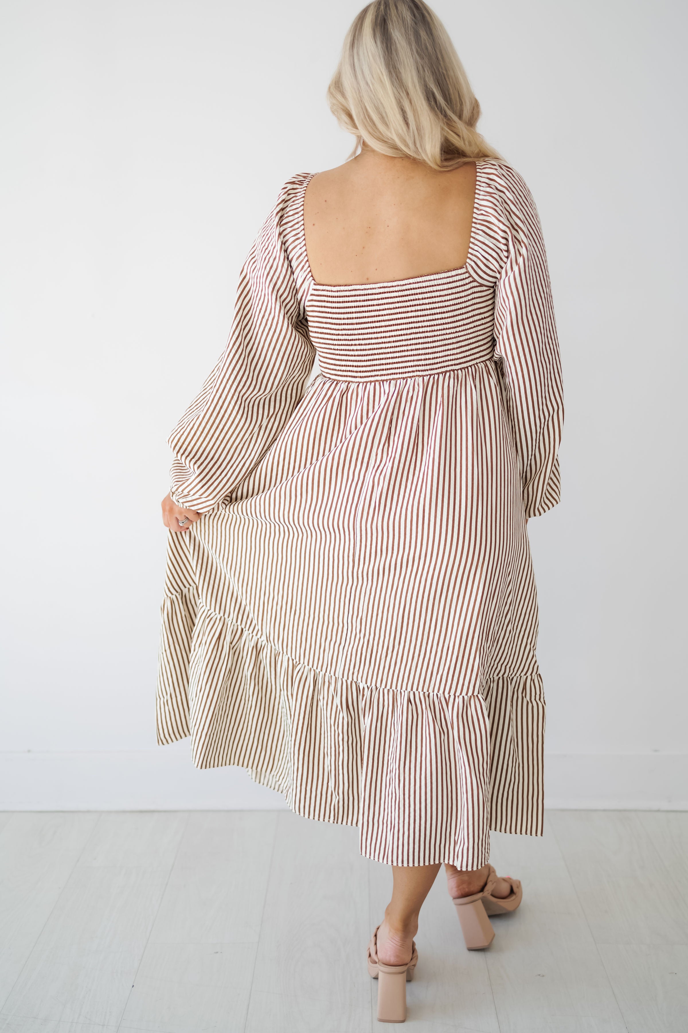 Mirabel Dress - Brown