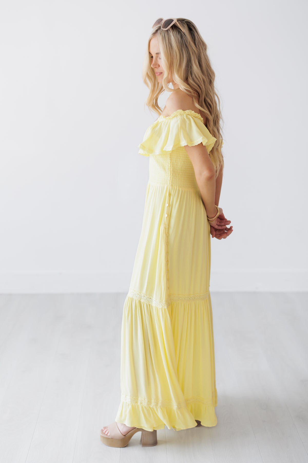 Tiffany Dress - Lemon Water - FINAL SALE