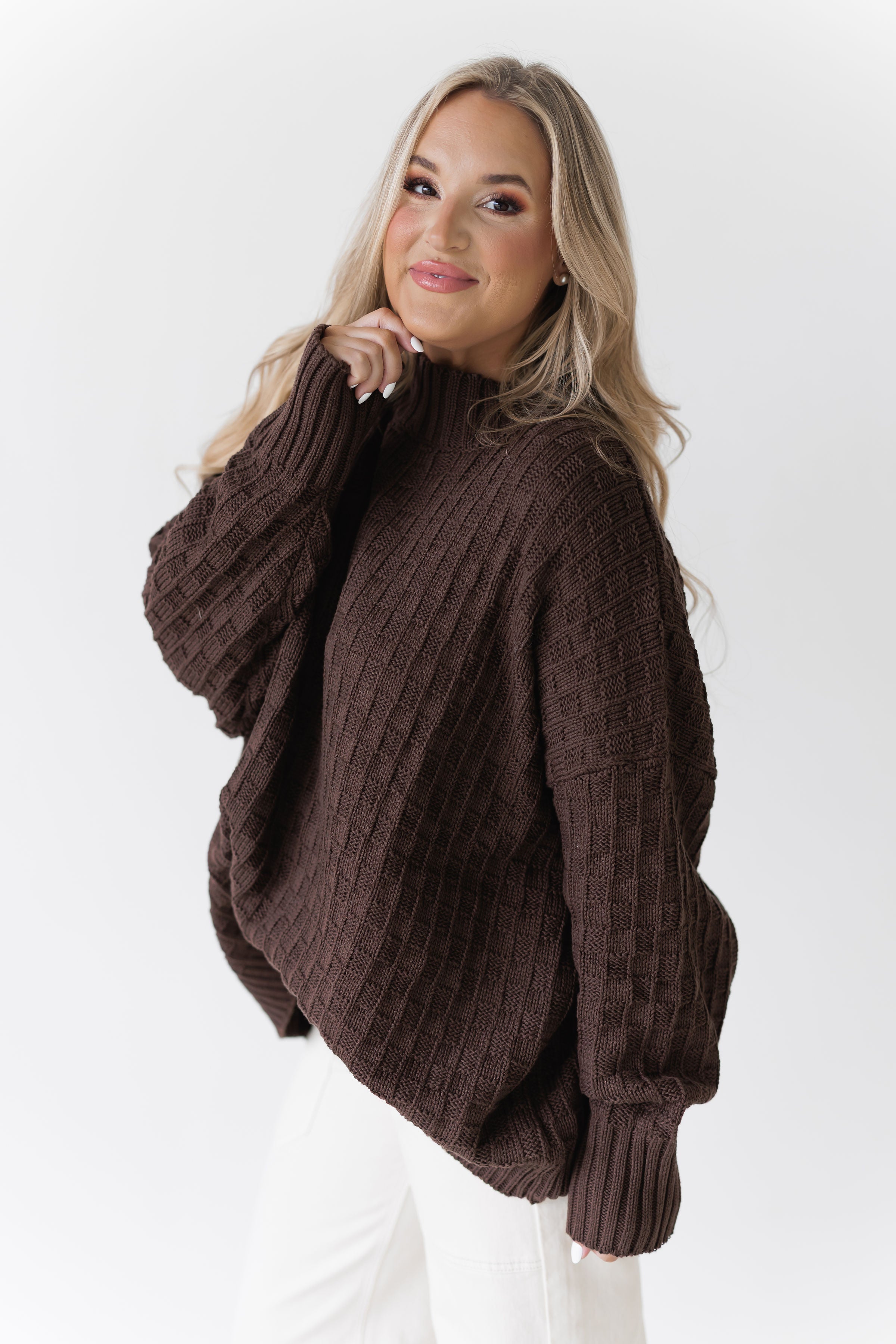 Beyond Belief Sweater - Brown