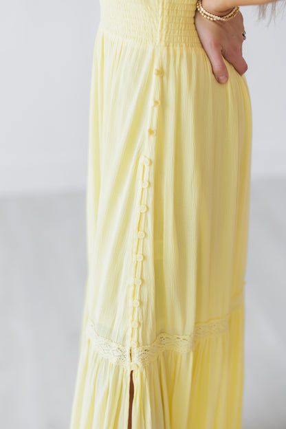 Tiffany Dress - Lemon Water - FINAL SALE
