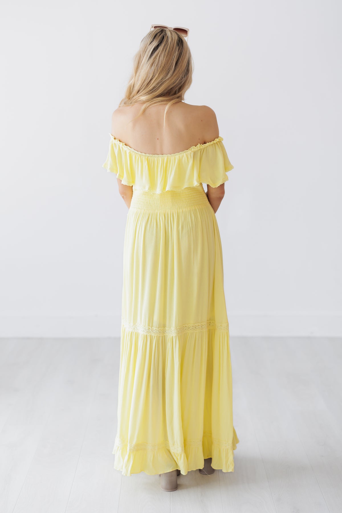 Tiffany Dress - Lemon Water - FINAL SALE