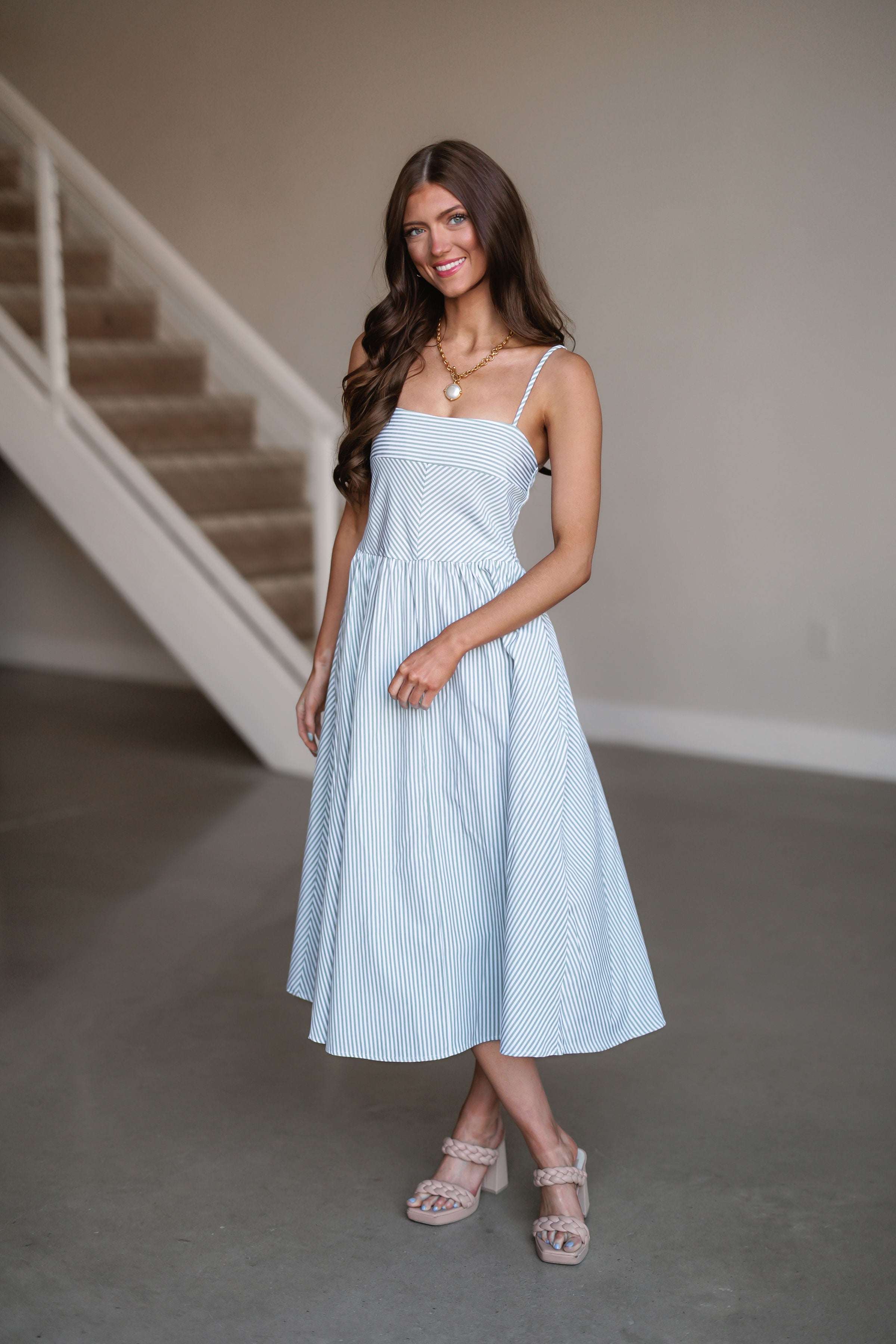 Bethany Dress - Sage Green