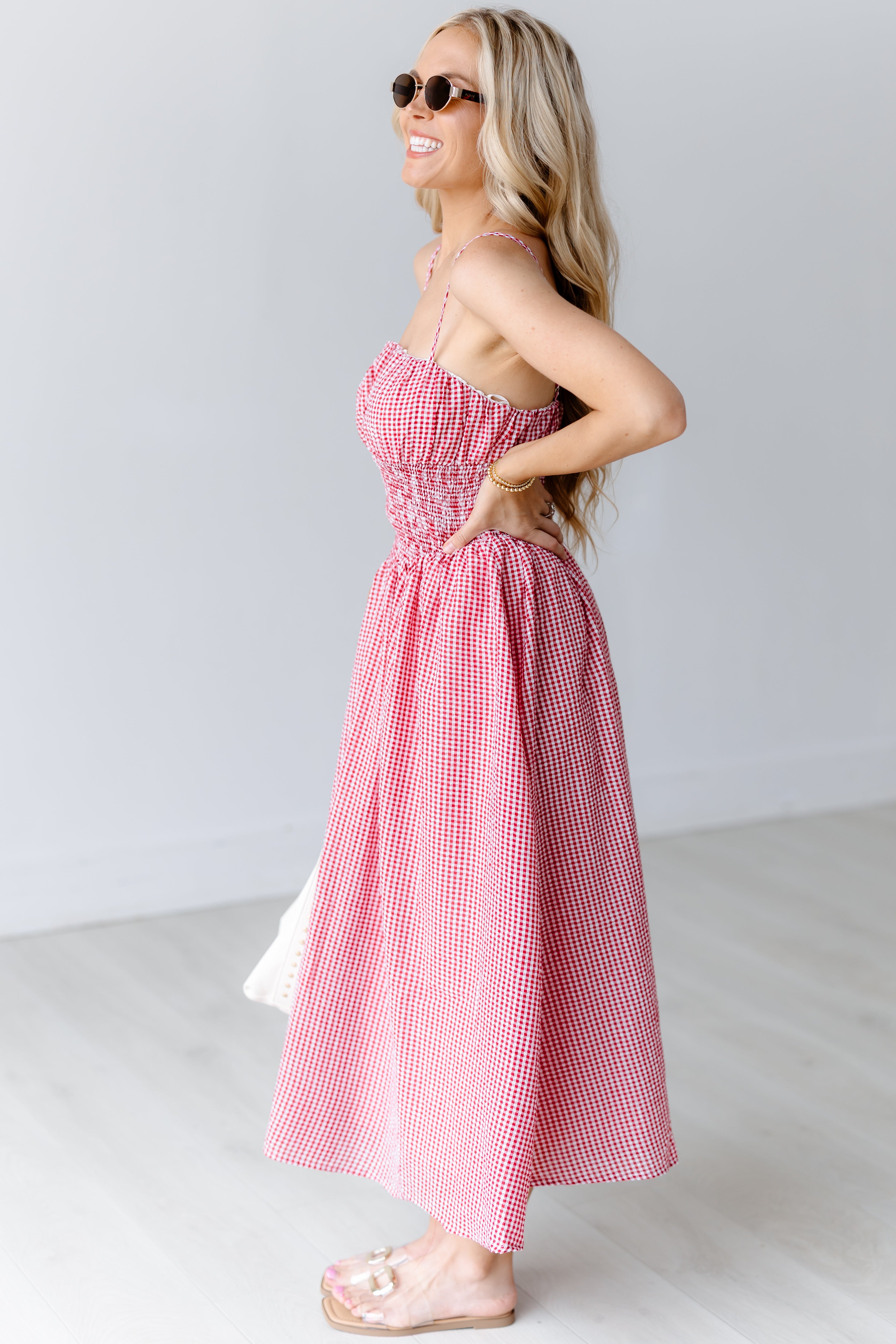 Amelia Dress - Red