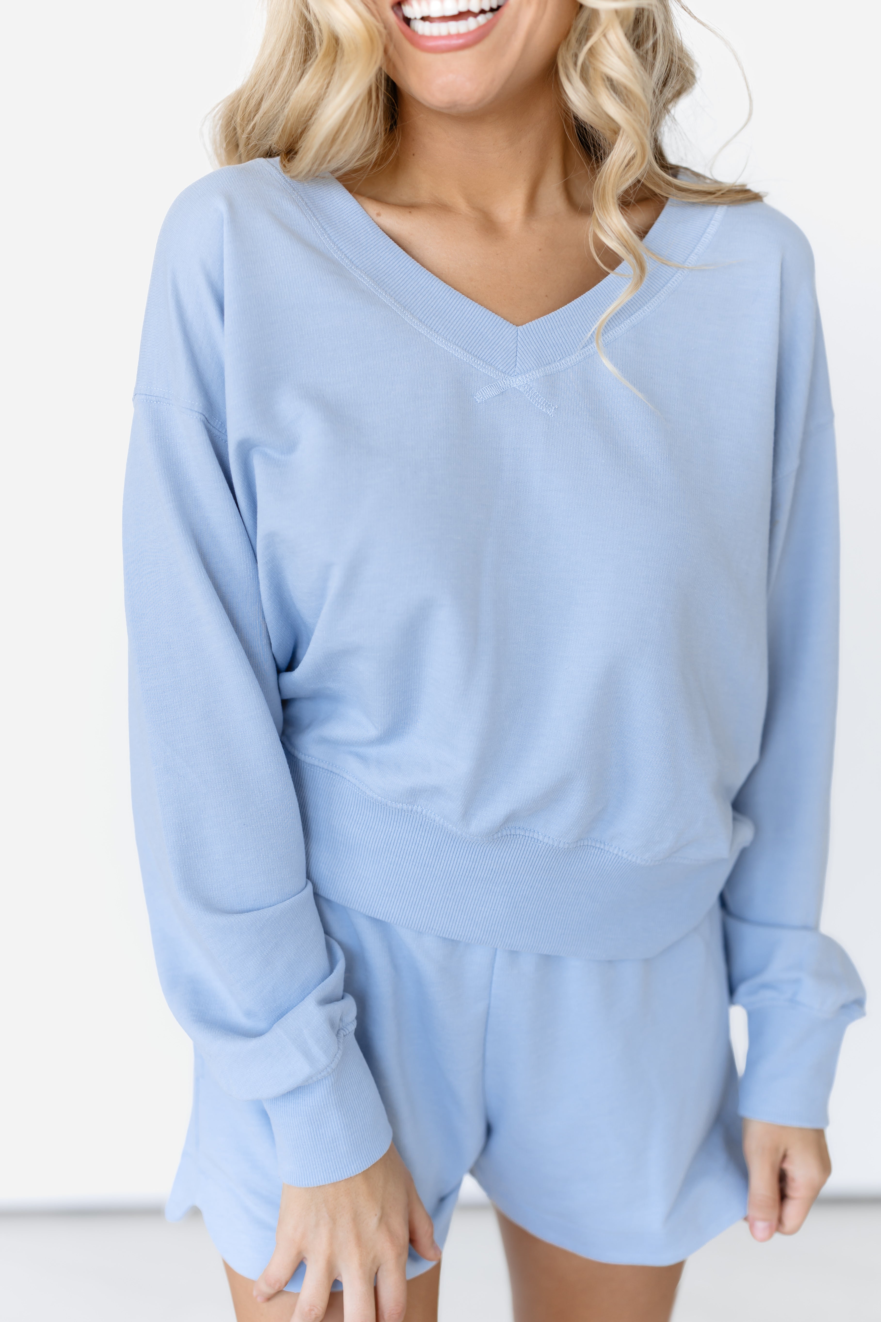 Relaxed Living Pullover - Skyline