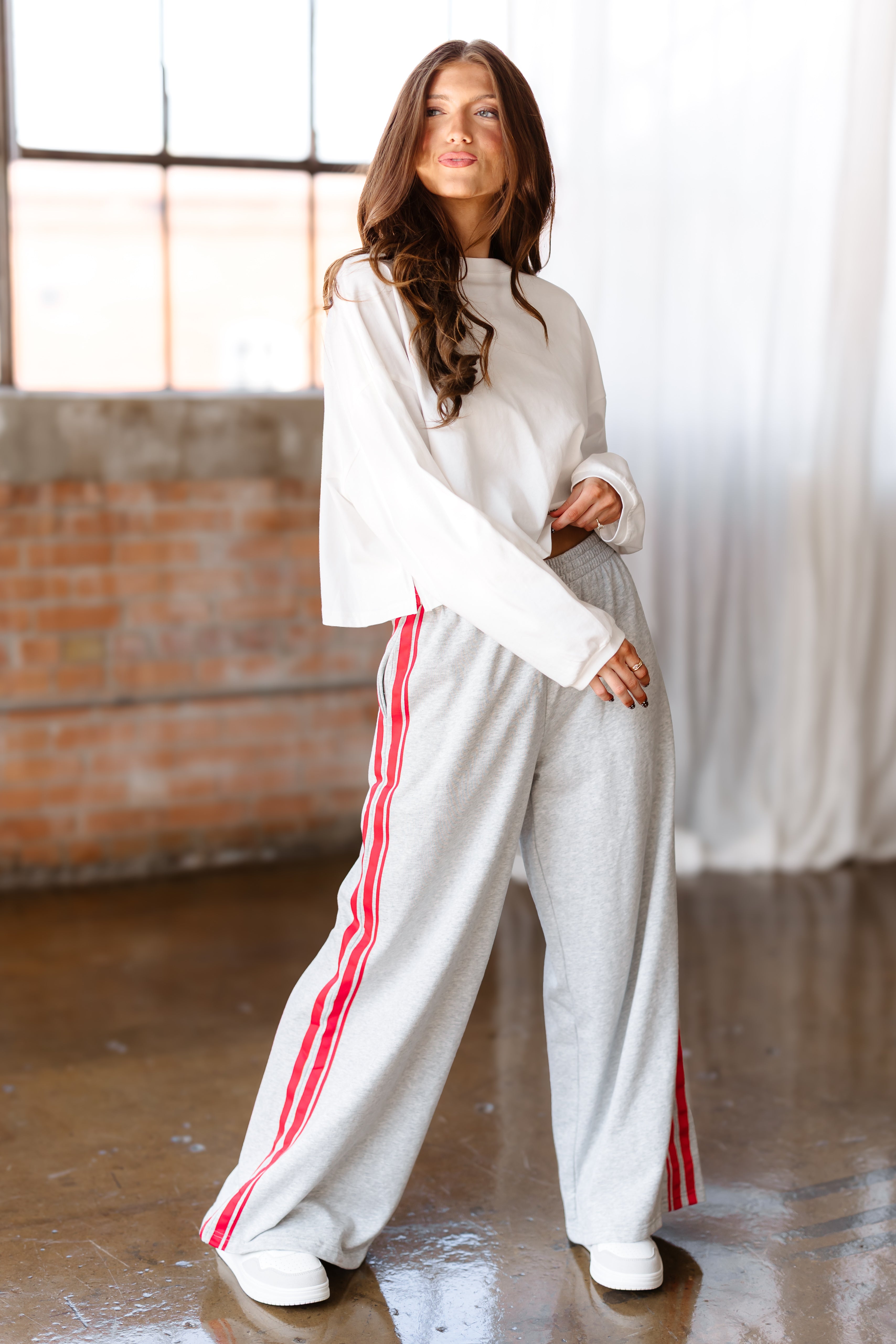 Follow Your Path Sweatpants - Grey
