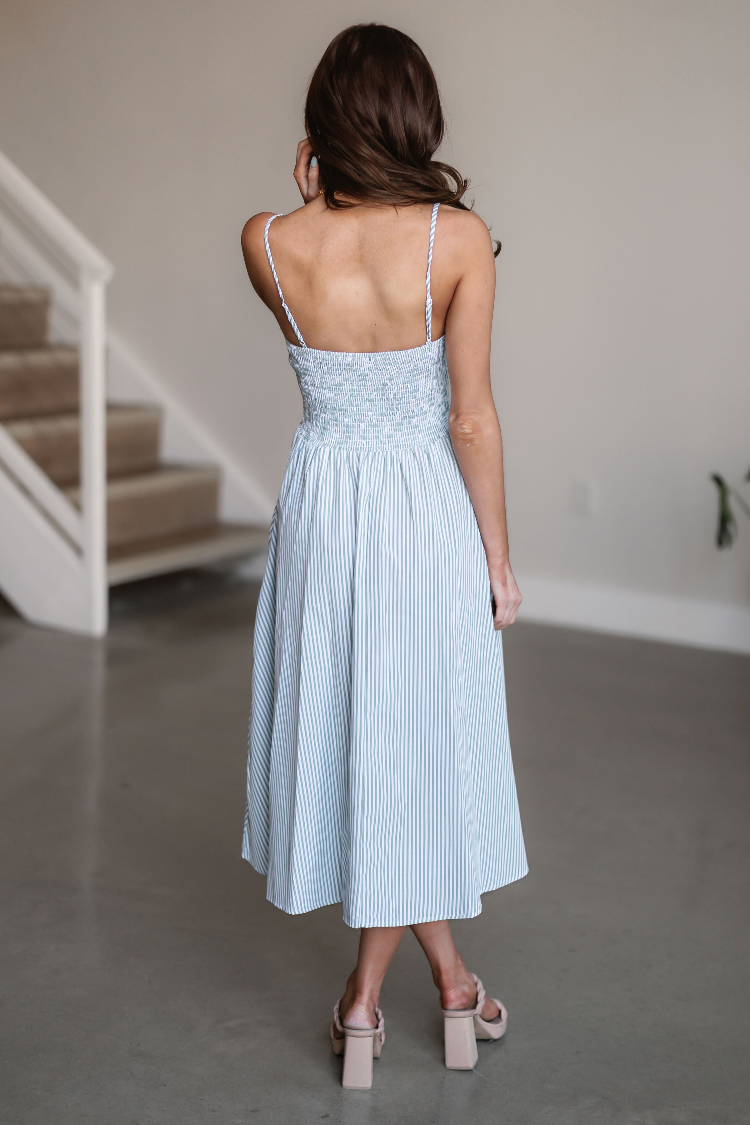 Bethany Dress - Sage Green