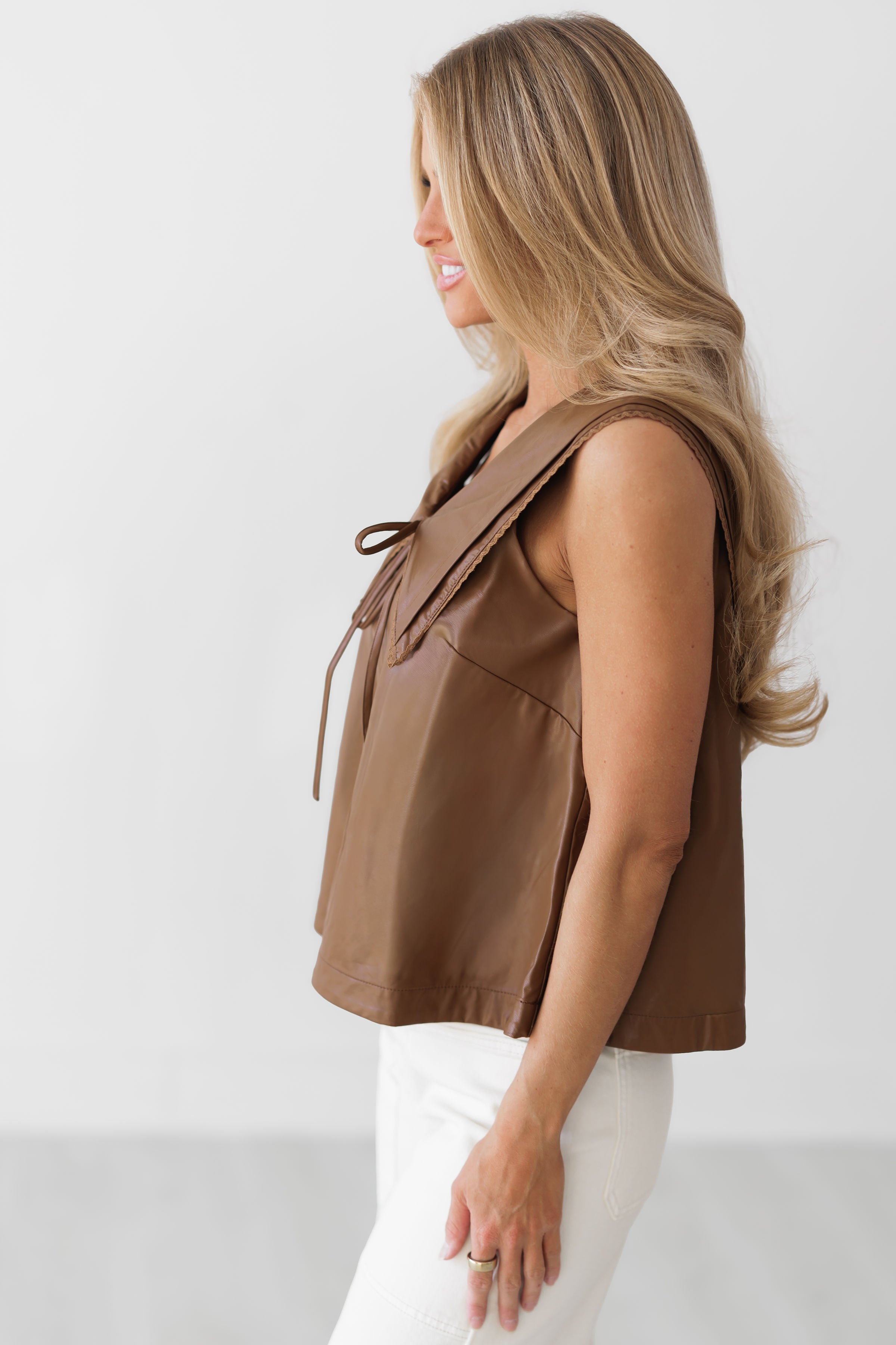 At Your Pace Top - Brown