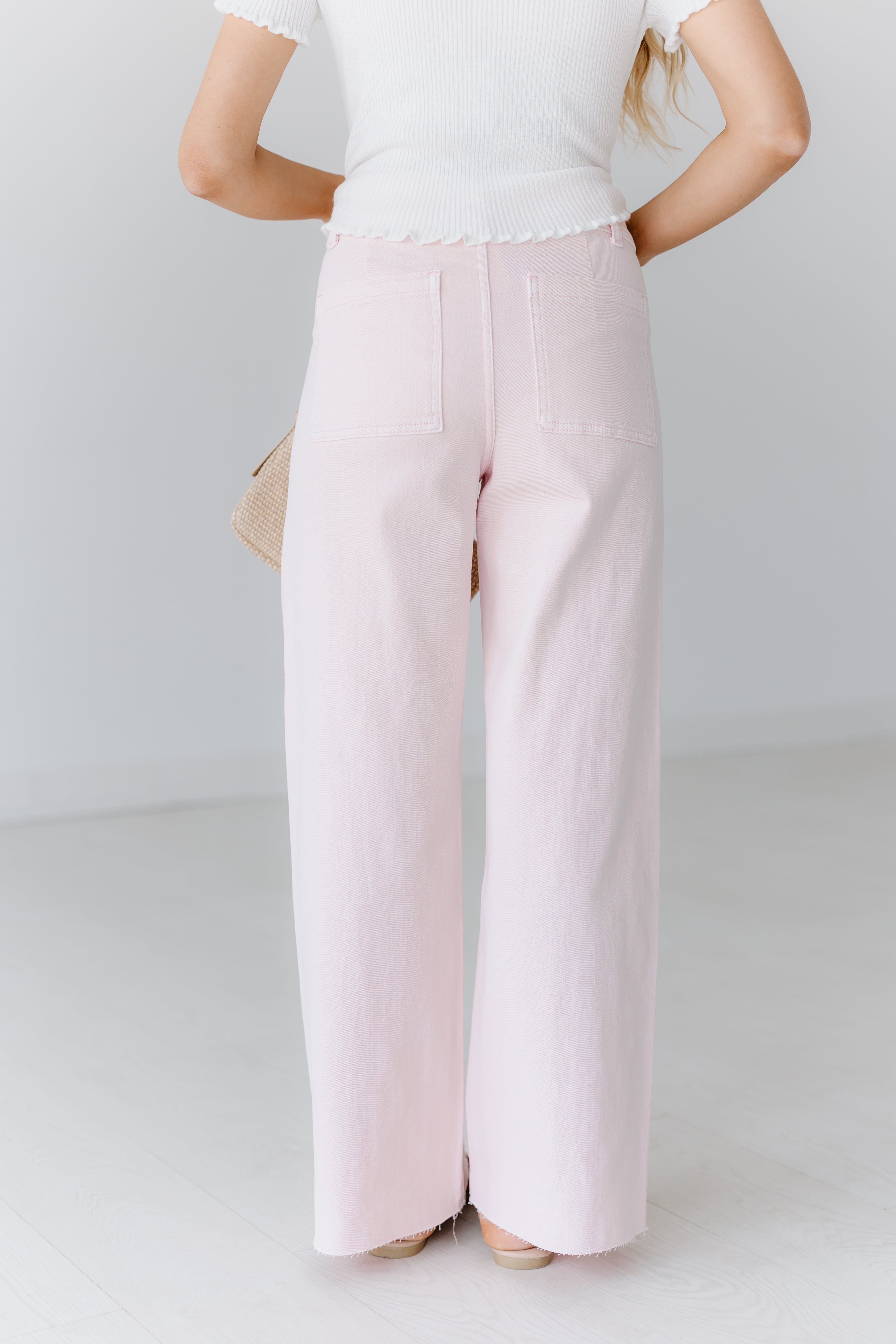 Bayside Denim Pants - Strawberry Shake