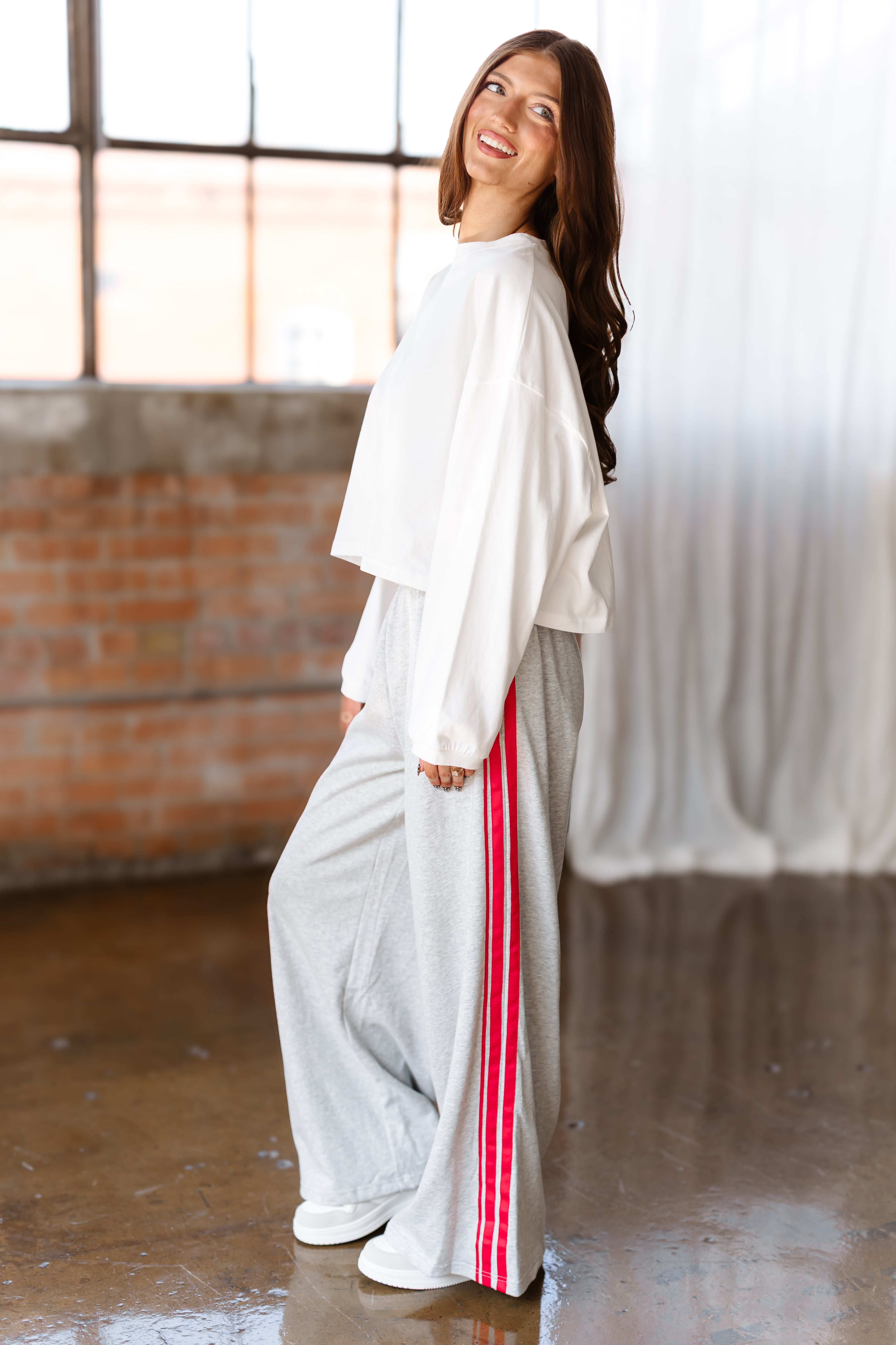 Follow Your Path Sweatpants - Grey