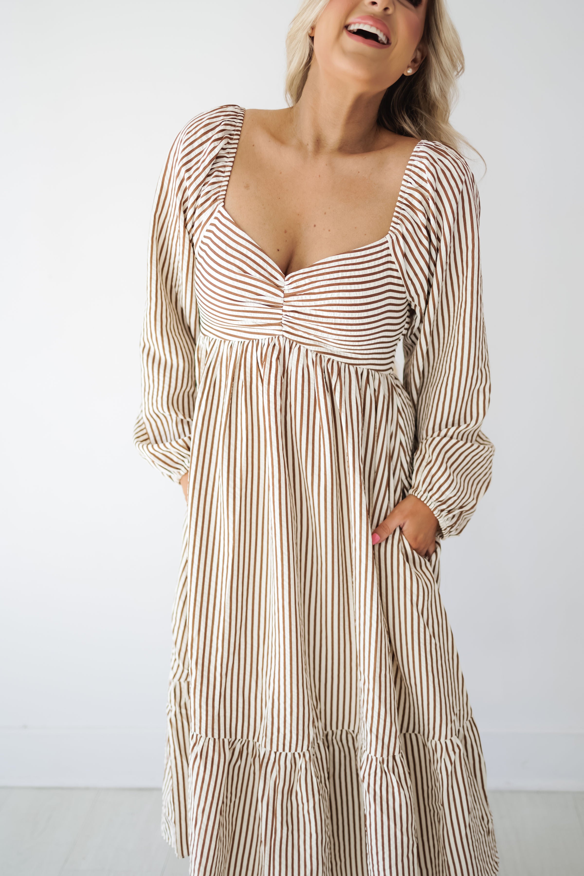 Mirabel Dress - Brown