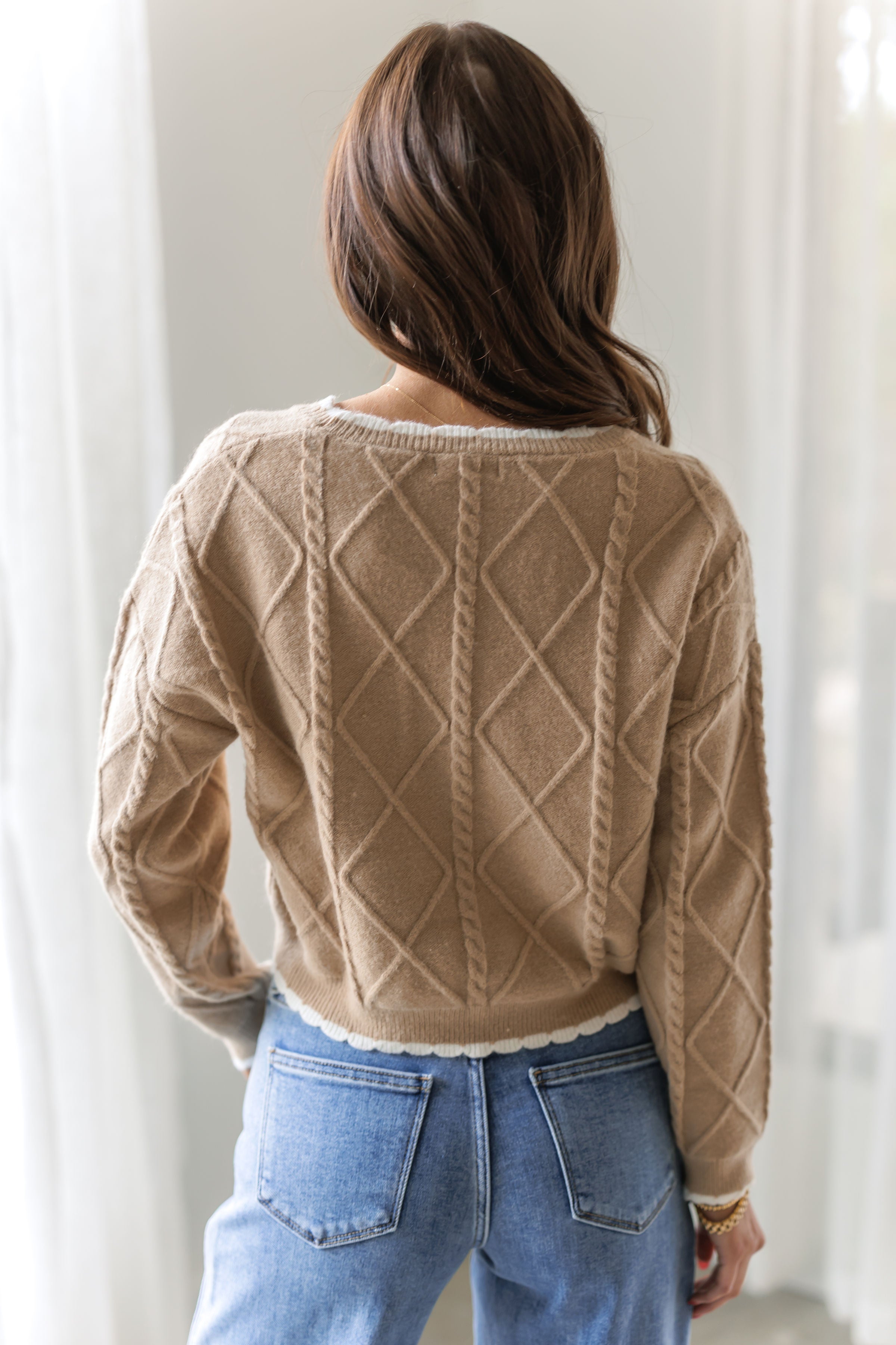 Just In Time Cropped Sweater