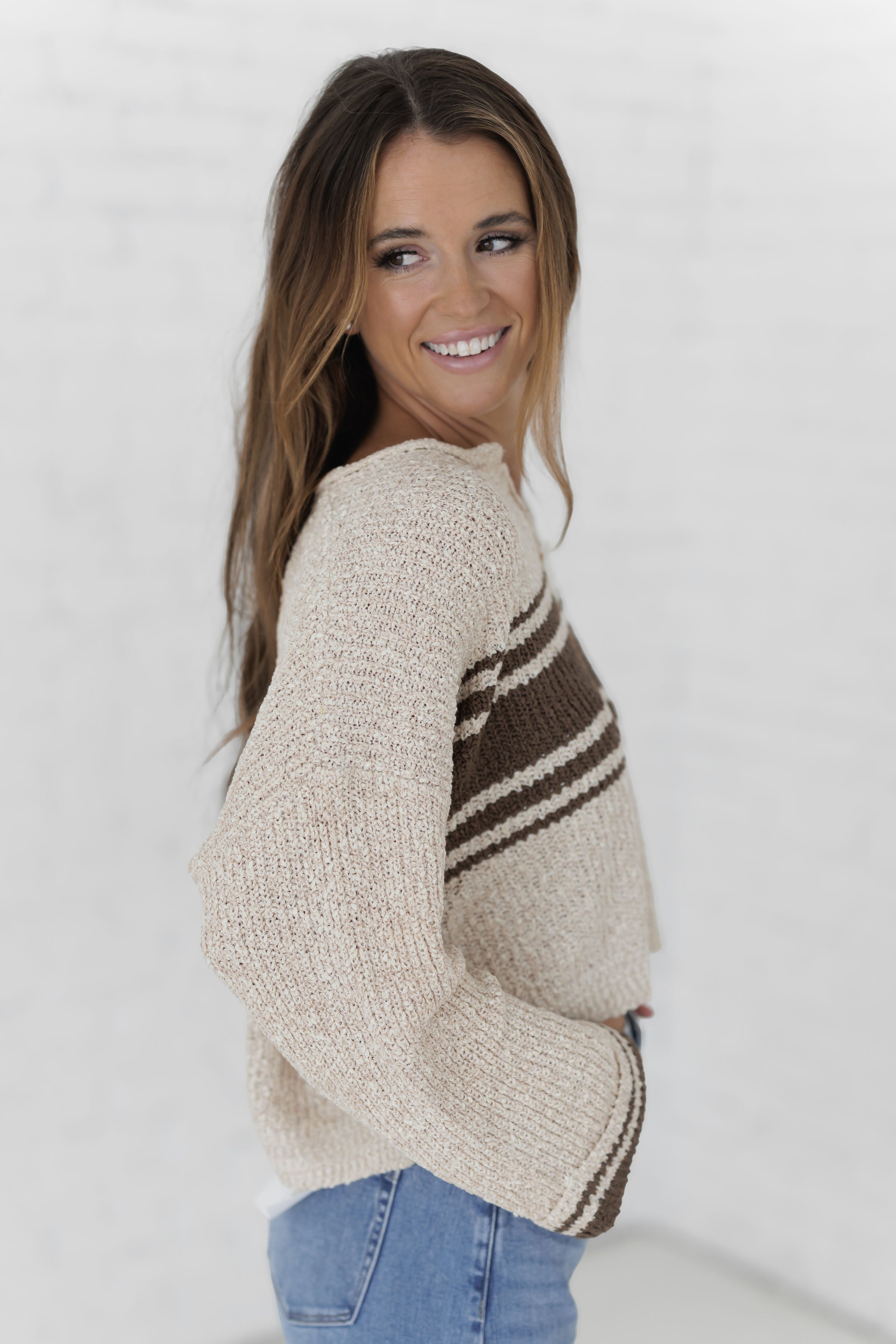 Be The Change Sweater - Brown