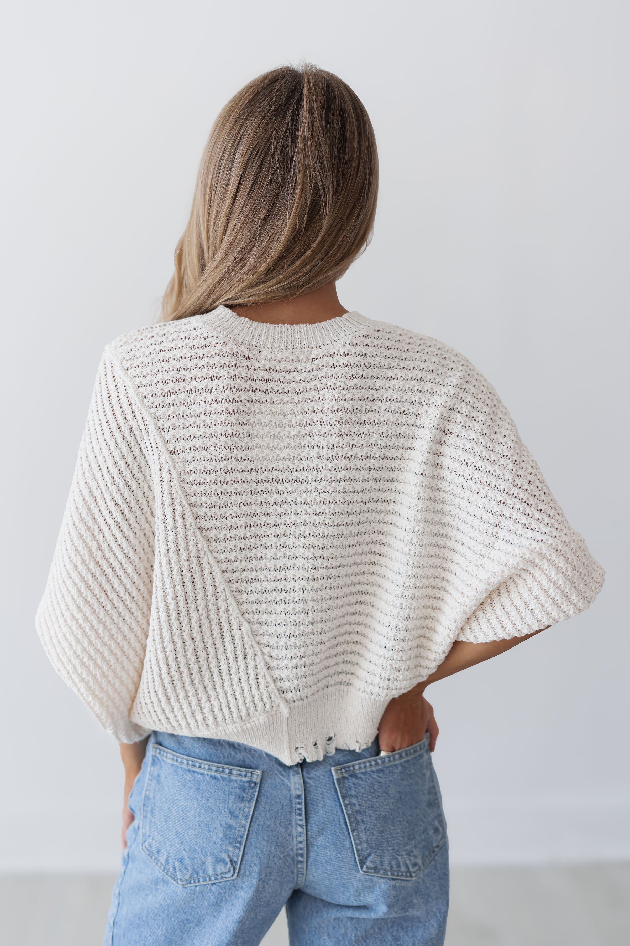 Let The Good In Sweater Top