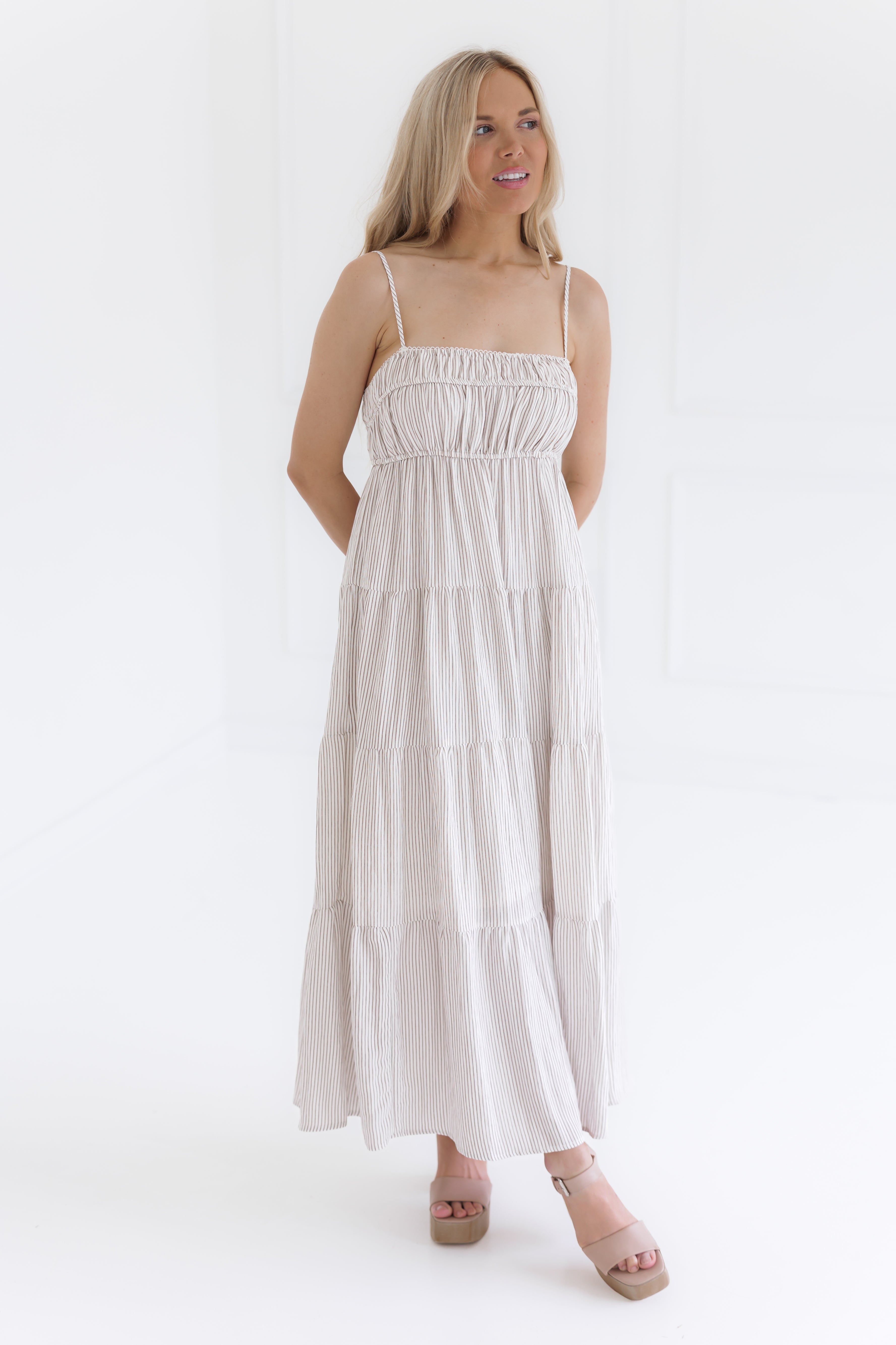 Chasing Sunlight Dress-Mocha