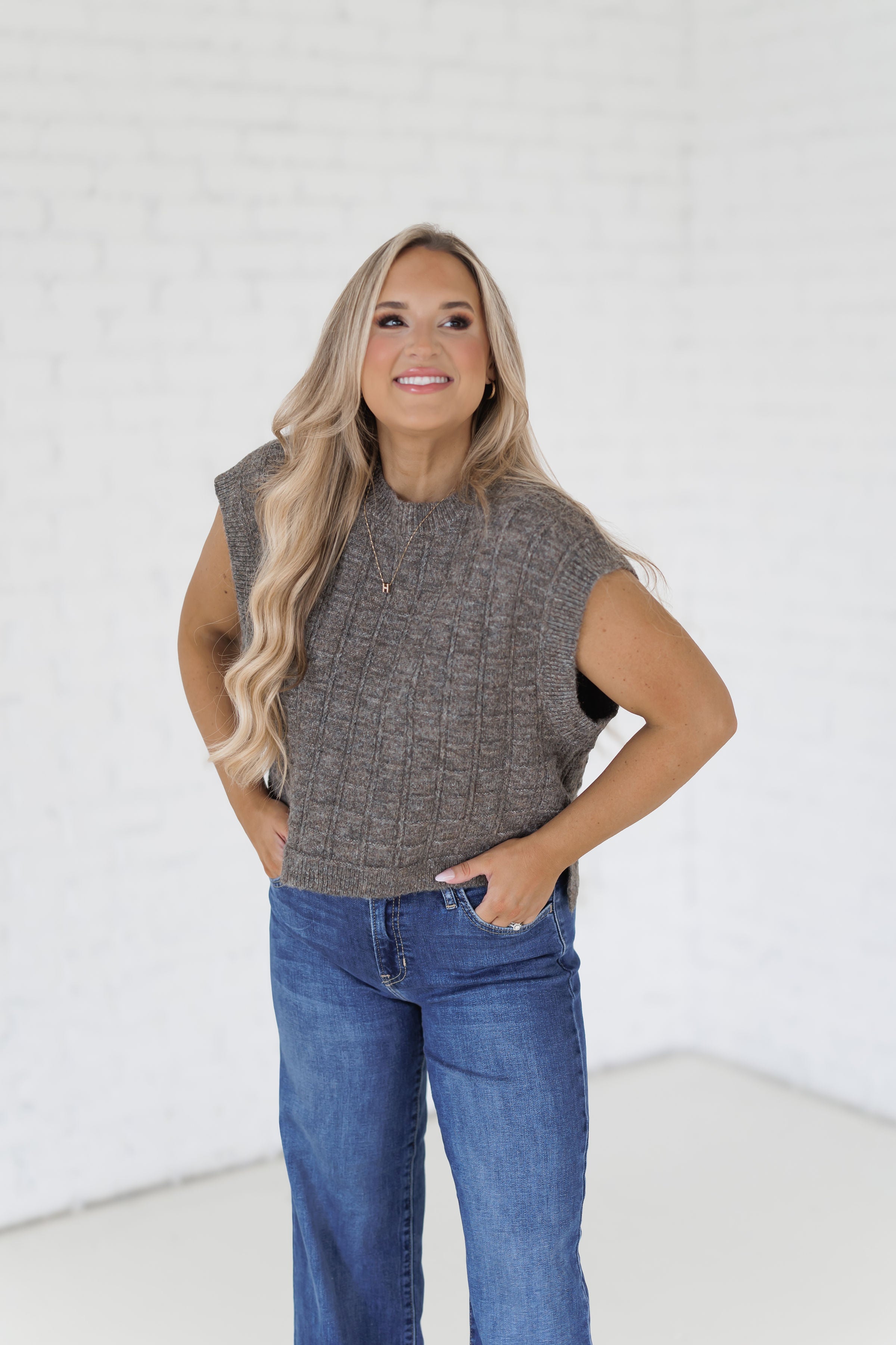 With Open Arms Sweater Vest