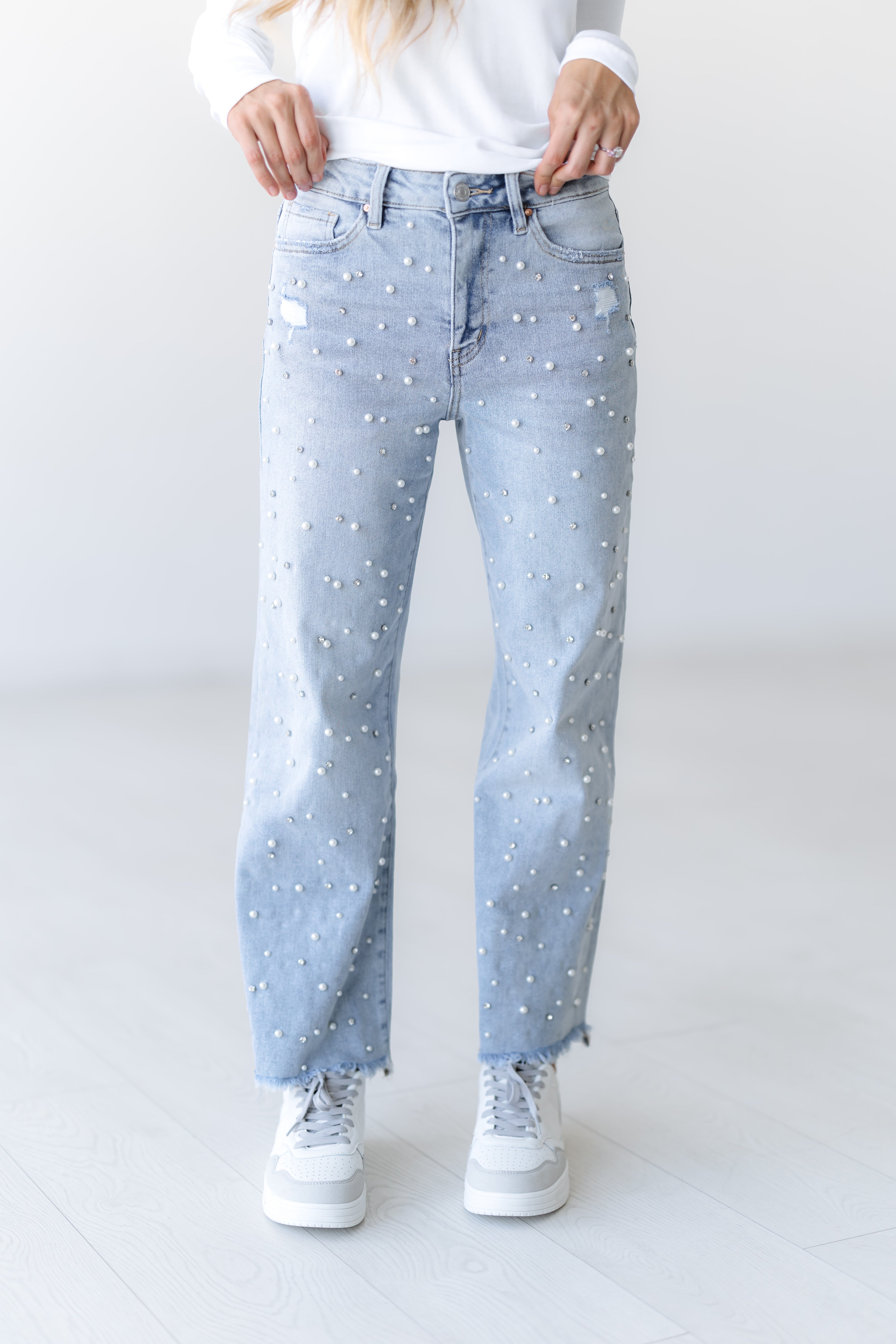 Landon HR Wide Leg Jeans