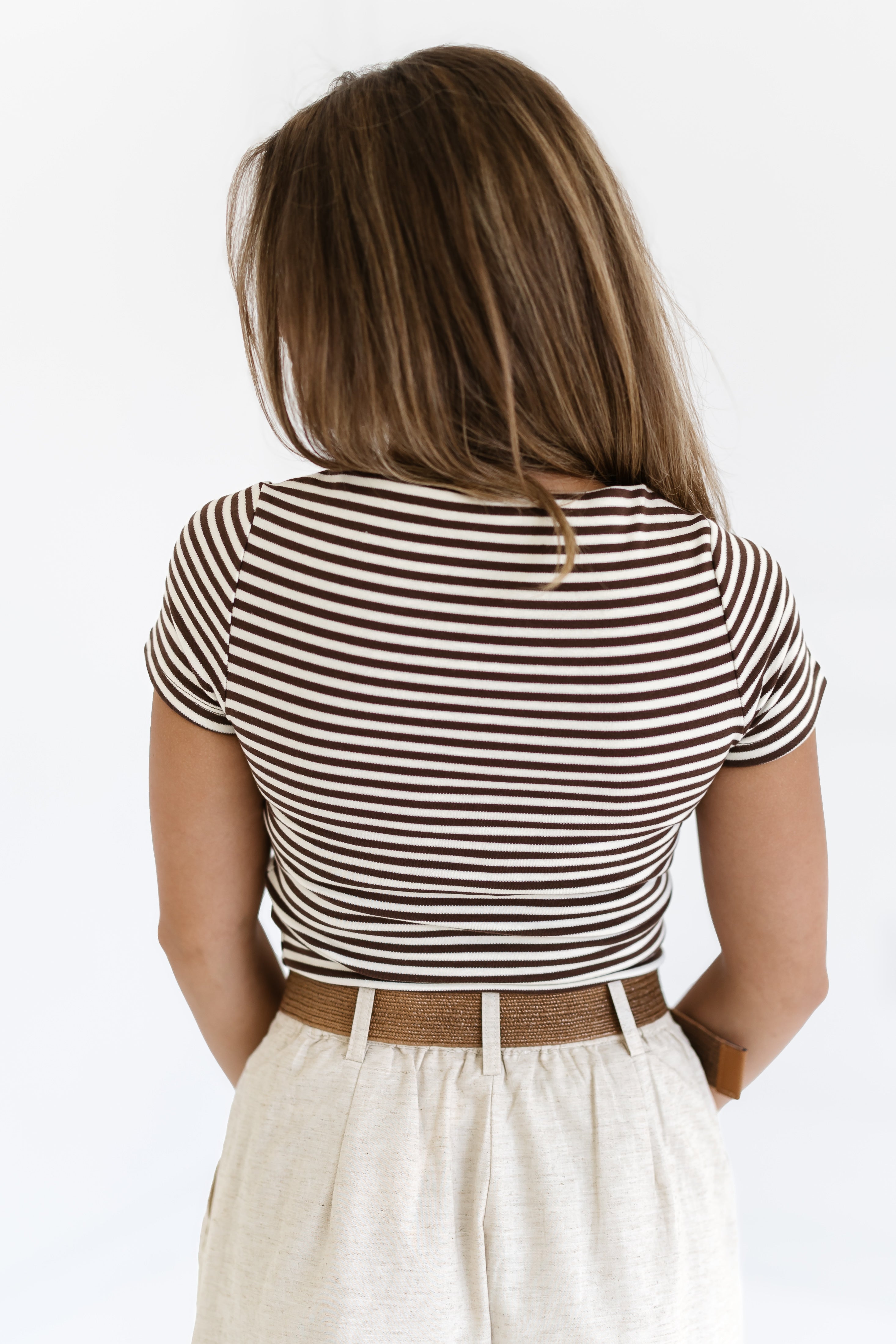 Trust The Process Top - Brown/Cream