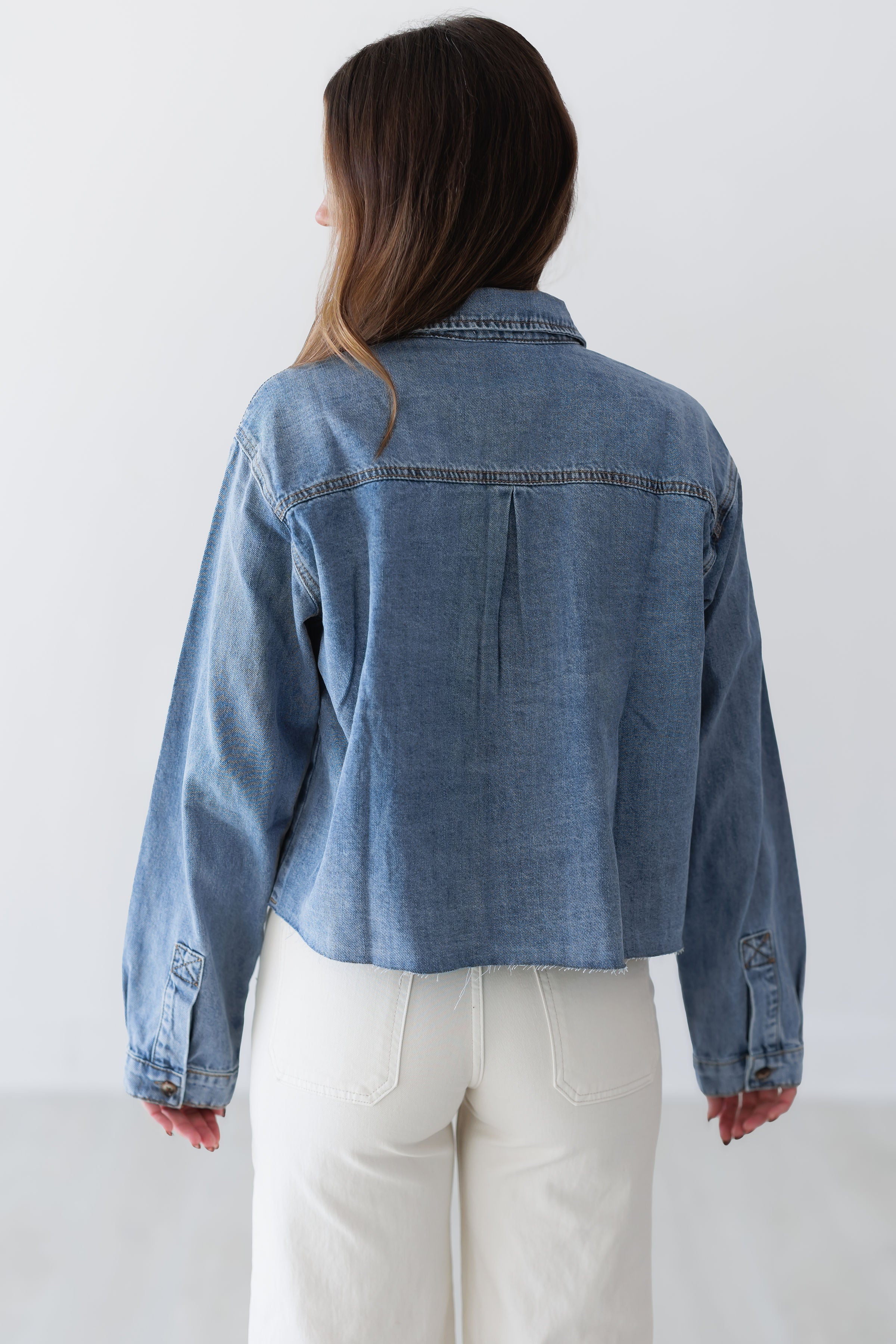 Take A Chance Denim Top
