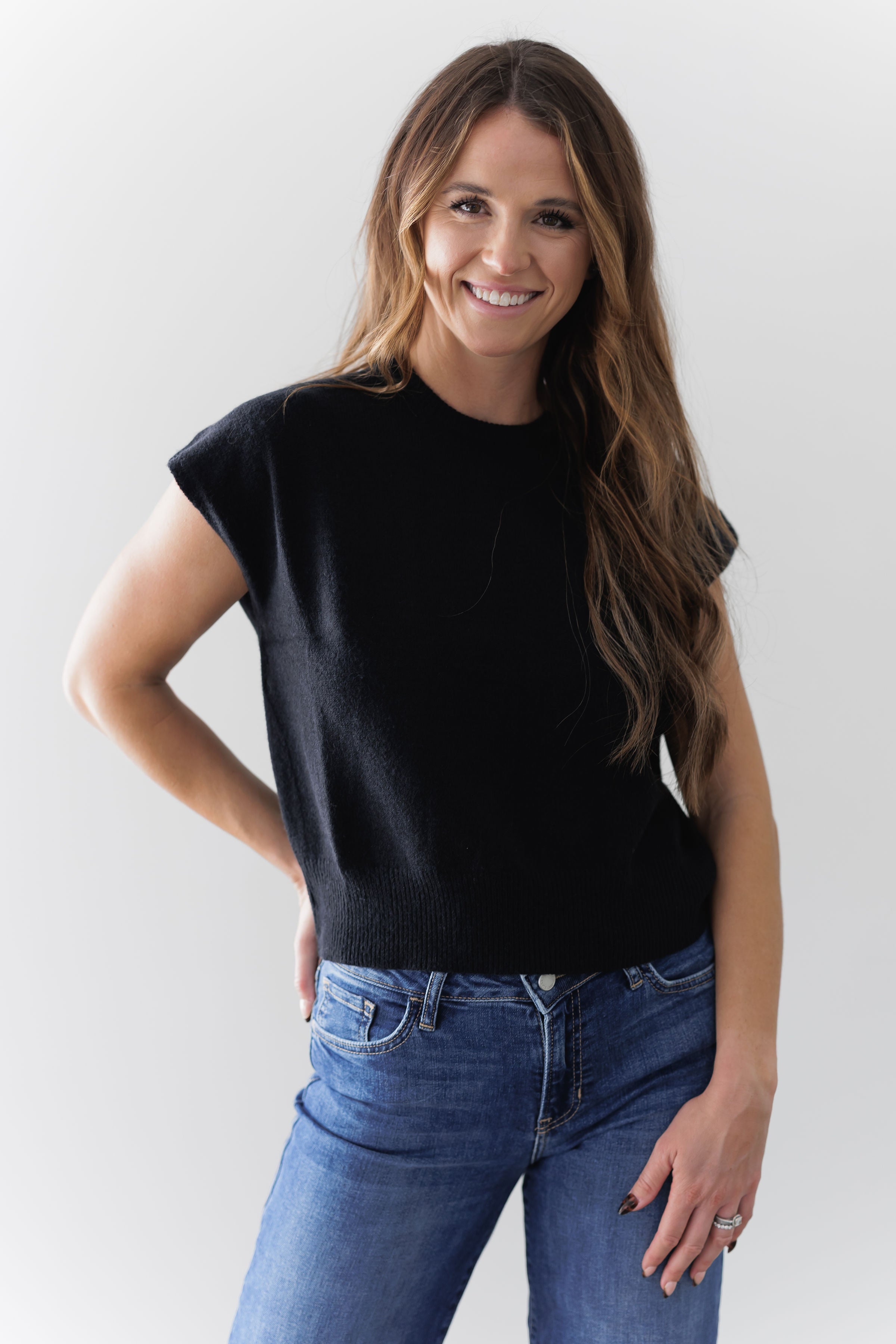 Full View Sweater - Black