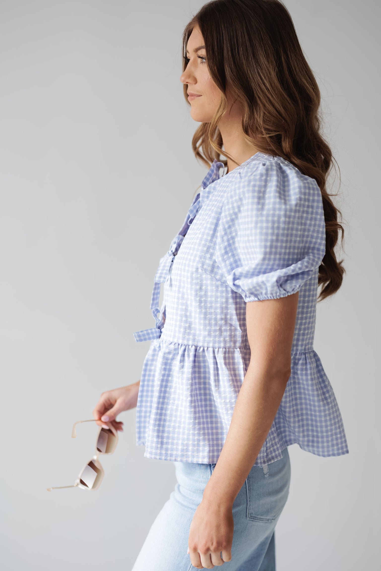 #34 Kate Landry Top Brown | c. 186 | Size 10/12