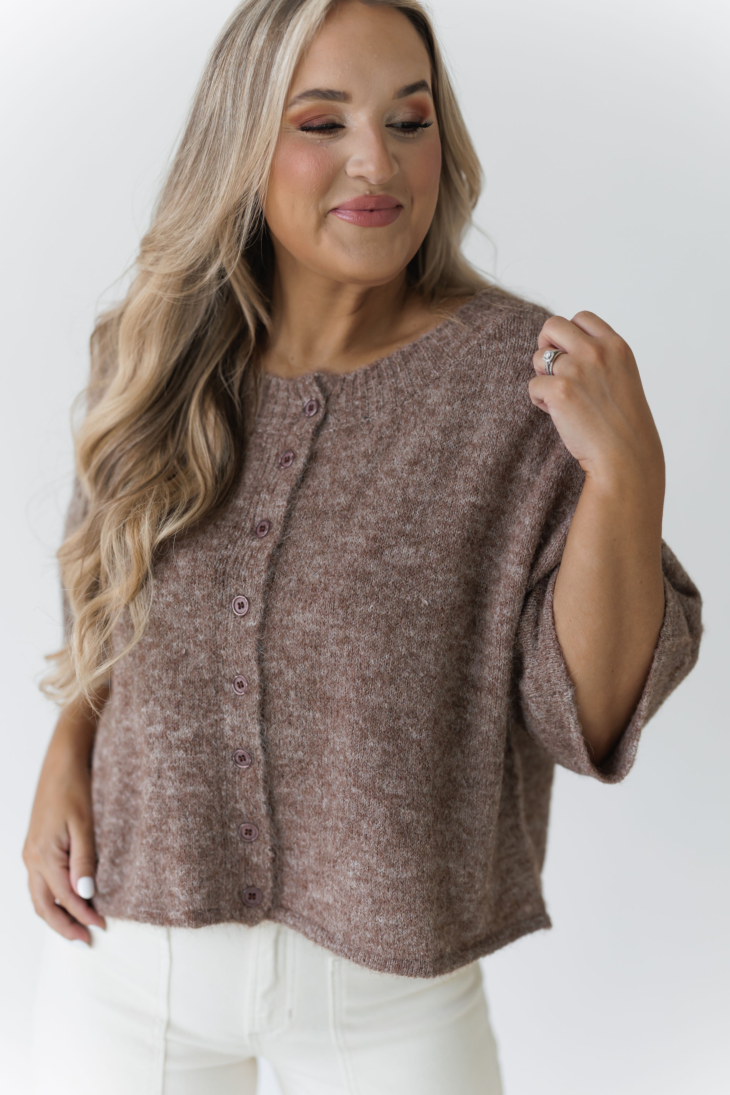 Small Steps Cardigan - Mocha