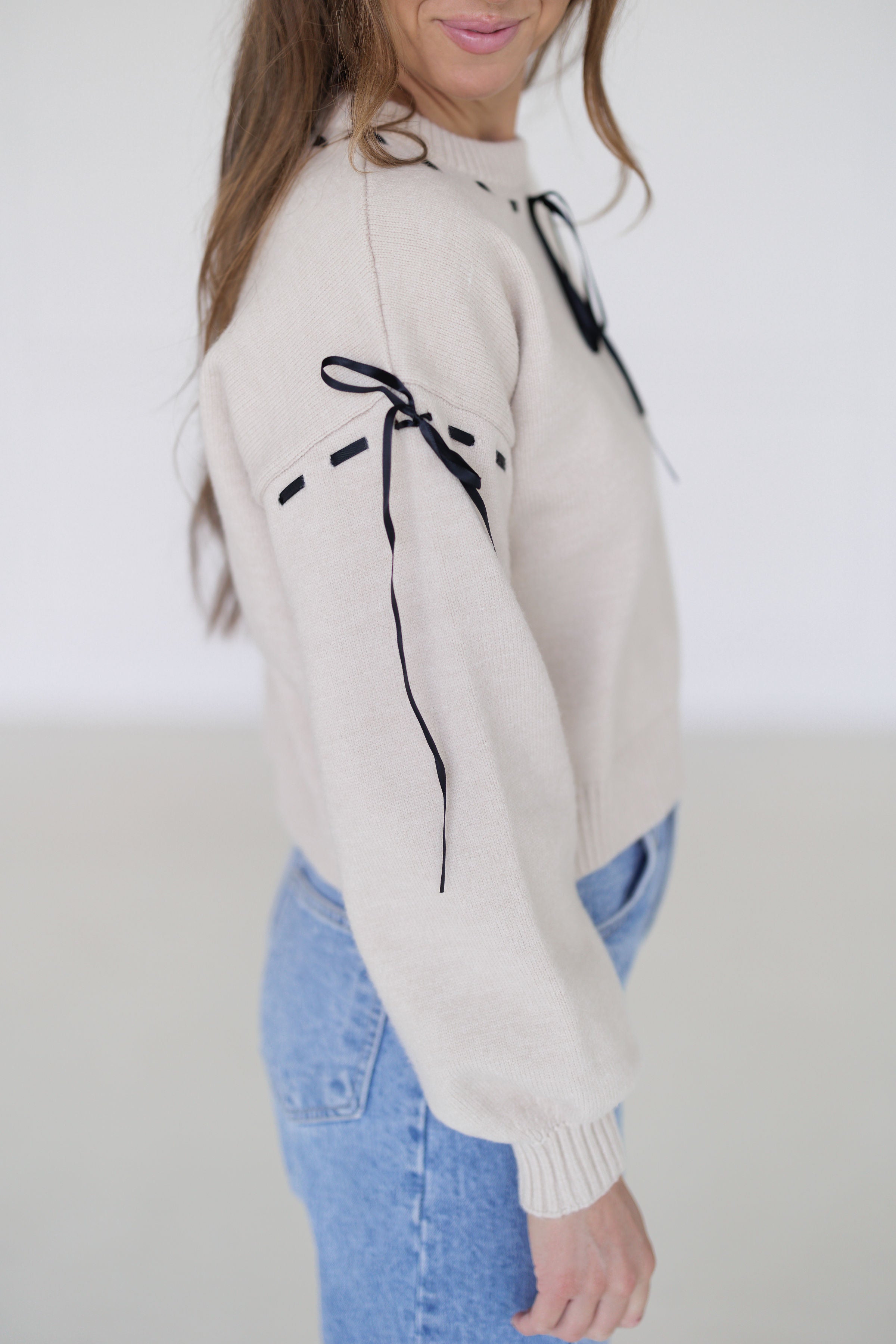 Midnight Ribbon Sweater