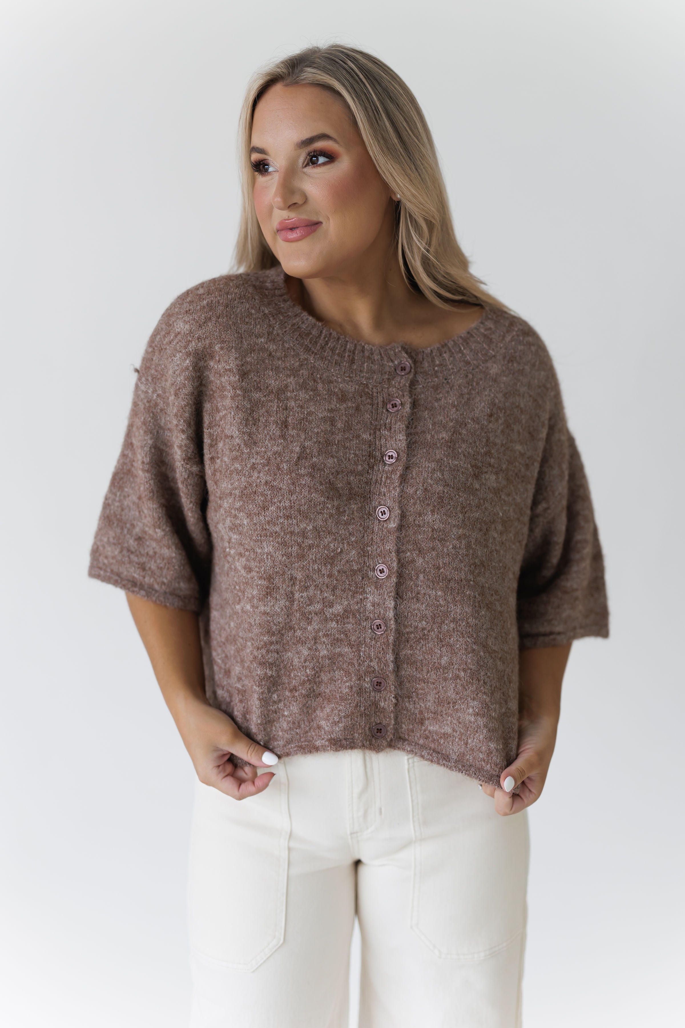 Small Steps Cardigan - Mocha
